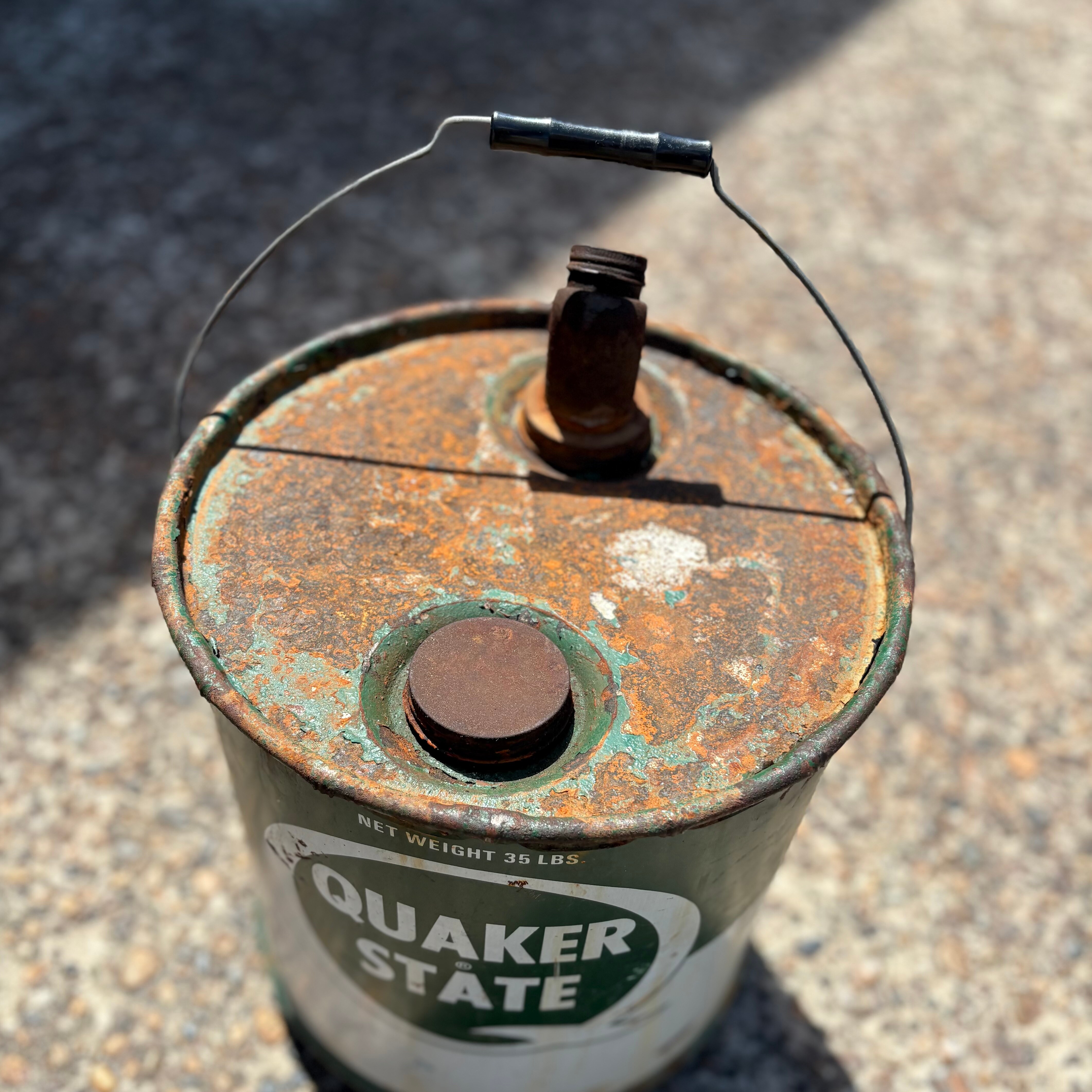 QUAKER STATE ヴィンテージオイル缶