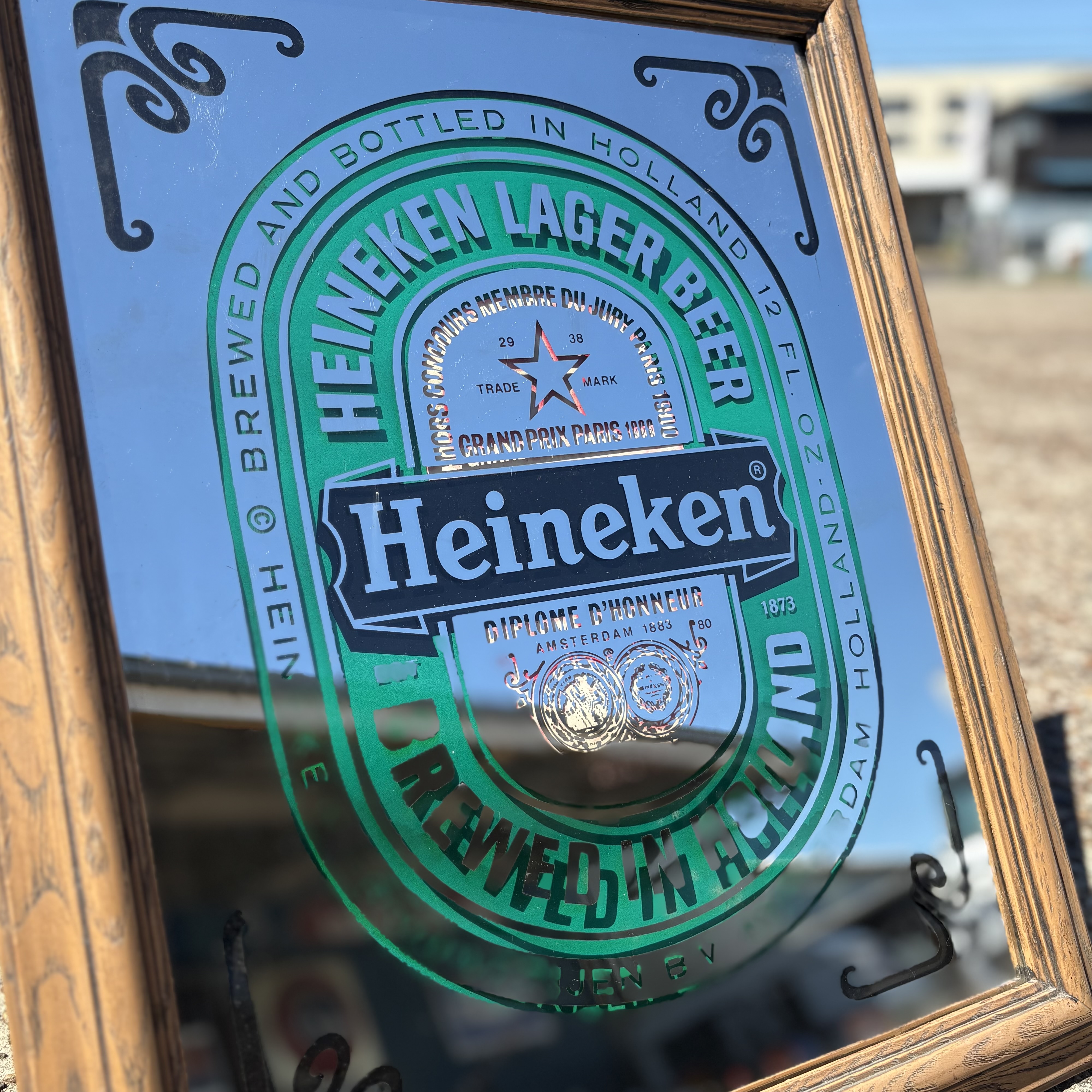 ハイネケン　パブミラー　ディプロマ・ド・オノール 1983 Heineken ヴィンテージ パブミラー