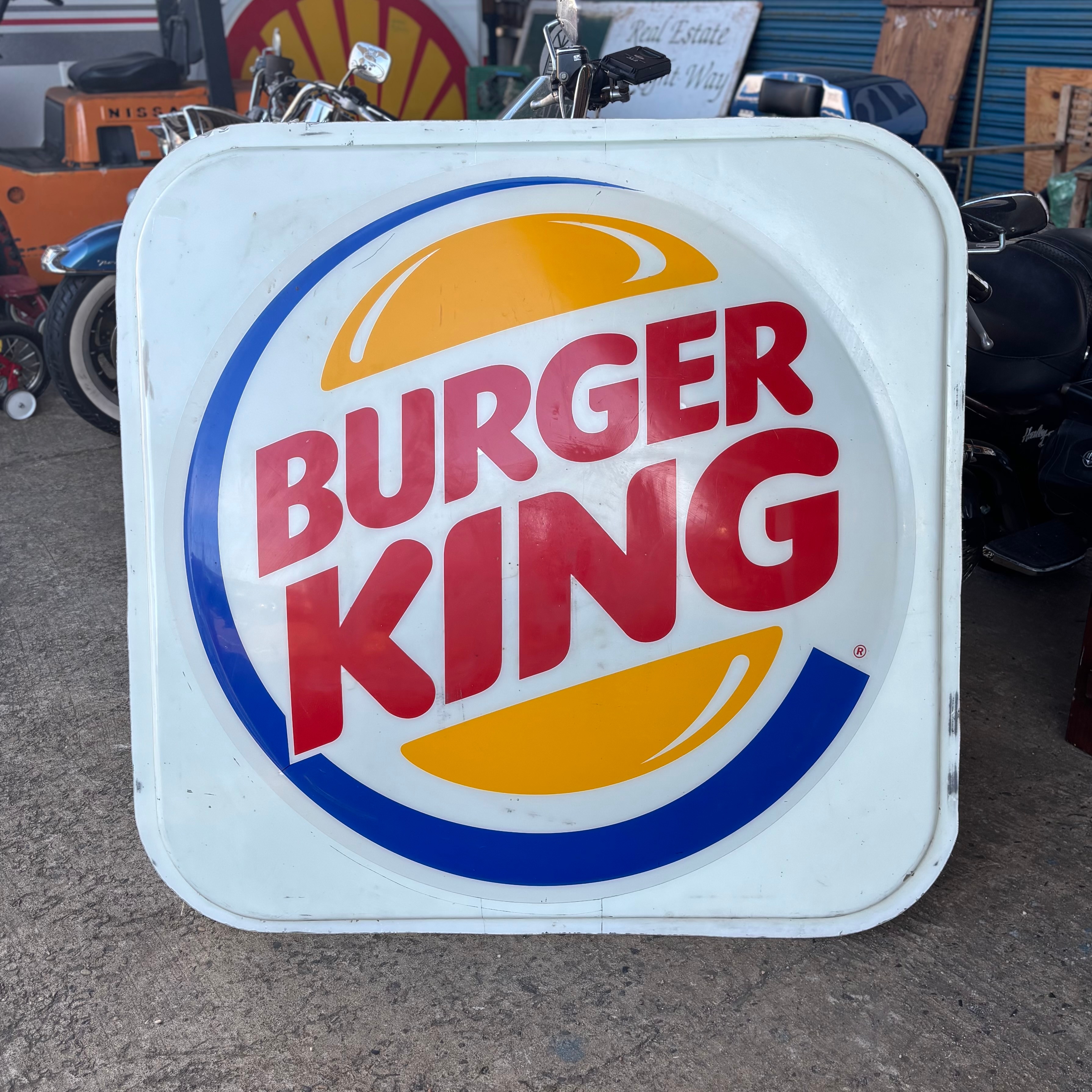 BURGER KING Logo Sign – Large Store Display Panel