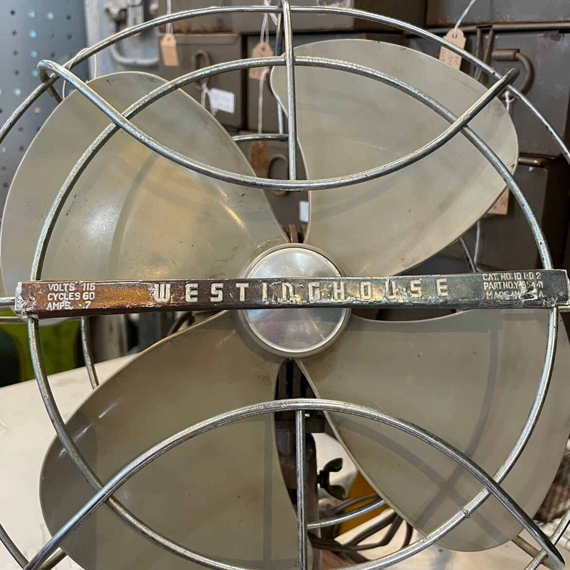 1950s WestingHouse Fan vintage