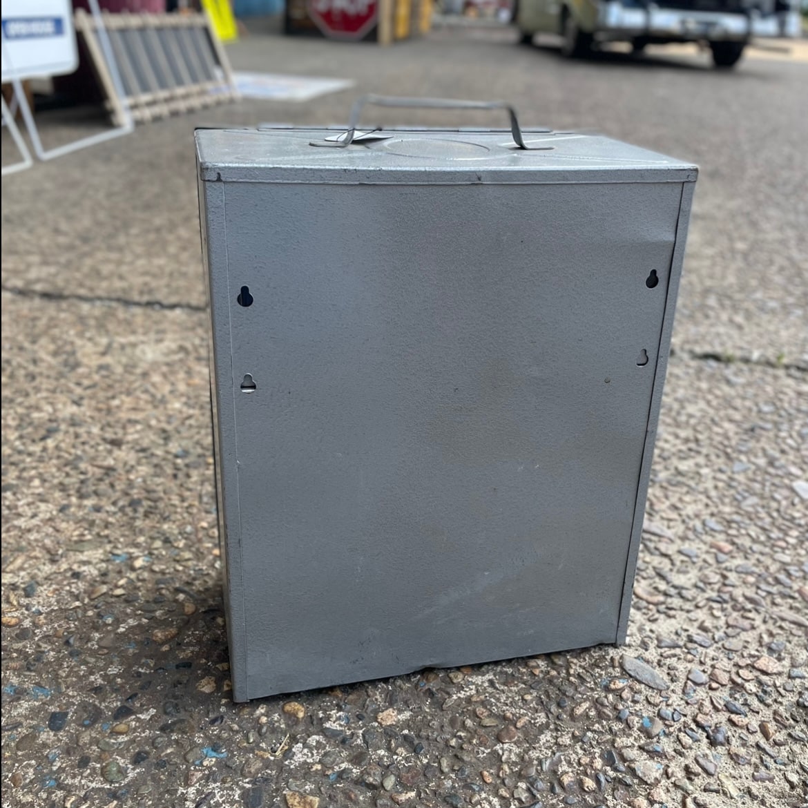 【antique】30's 40's アメリカ軍 ミリタリー ダストボックス U.S Vintage Tool Box