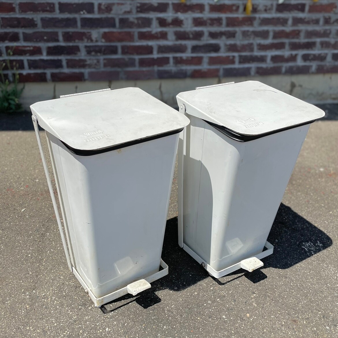 【新品未使用品】ペダル式ダストBOX U.S Vintage ペダル式ダストボックス
