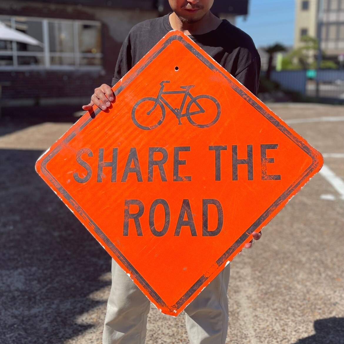 U.S Vintage Road Sign “SHARE THE ROAD”