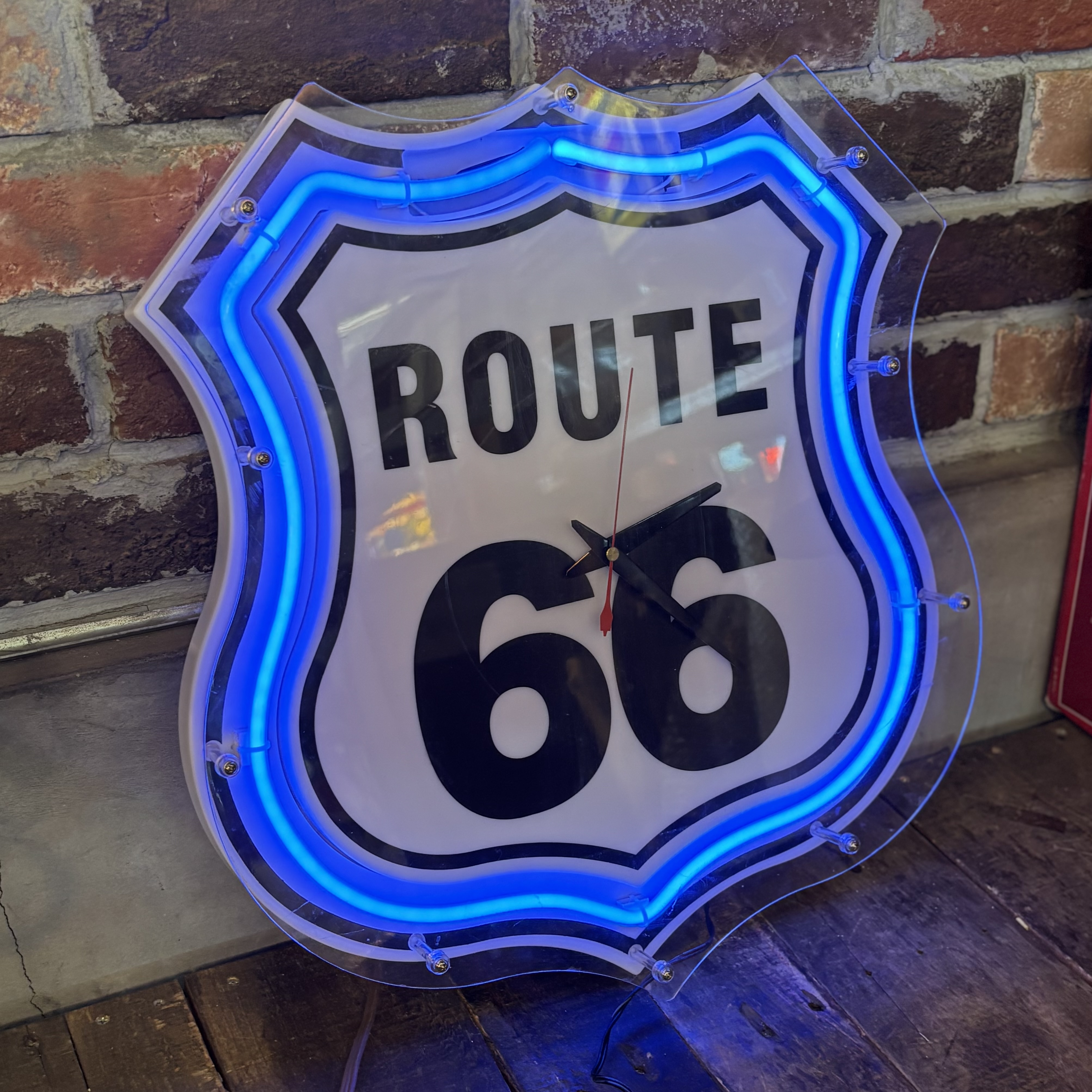 Vintage Route 66 Wall Clock