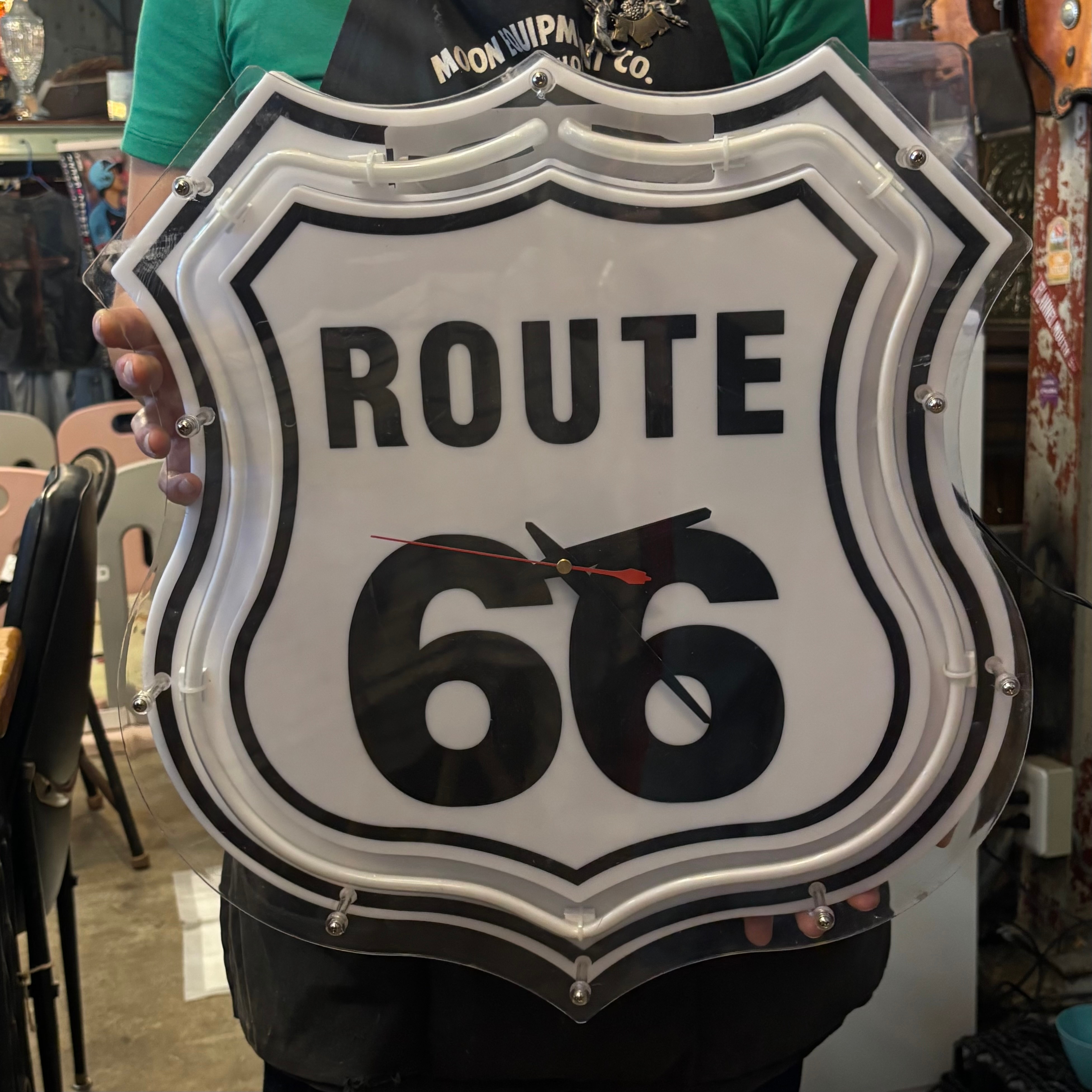 Vintage Route 66 Wall Clock