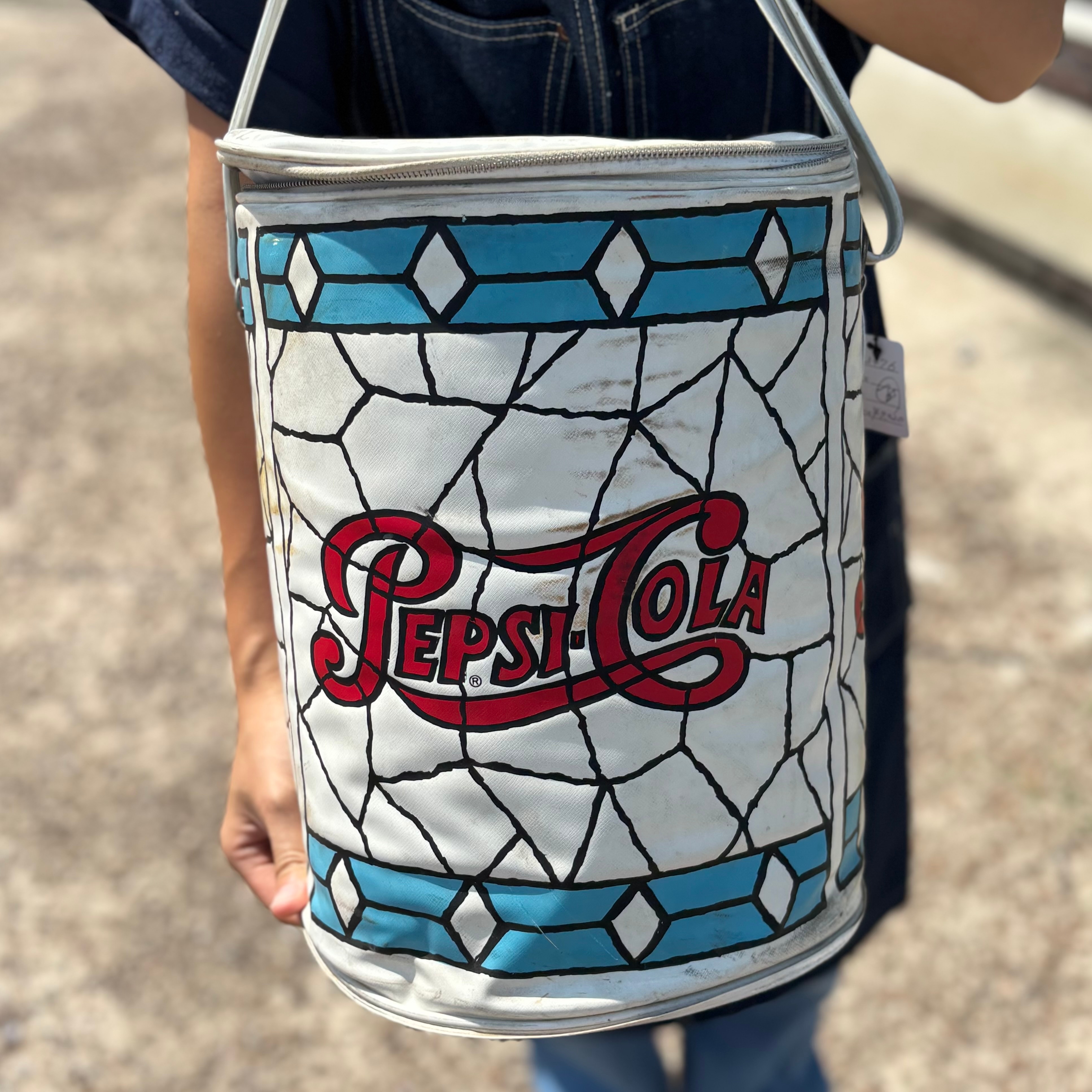 PEPSI  ペプシ　黄色　保冷　カバン　バッグ　ヴィンテージ　希少　昭和レトロ PEPSI ペプシ 黄色 保冷 カバン バッグ ヴィンテージ 希少 昭和