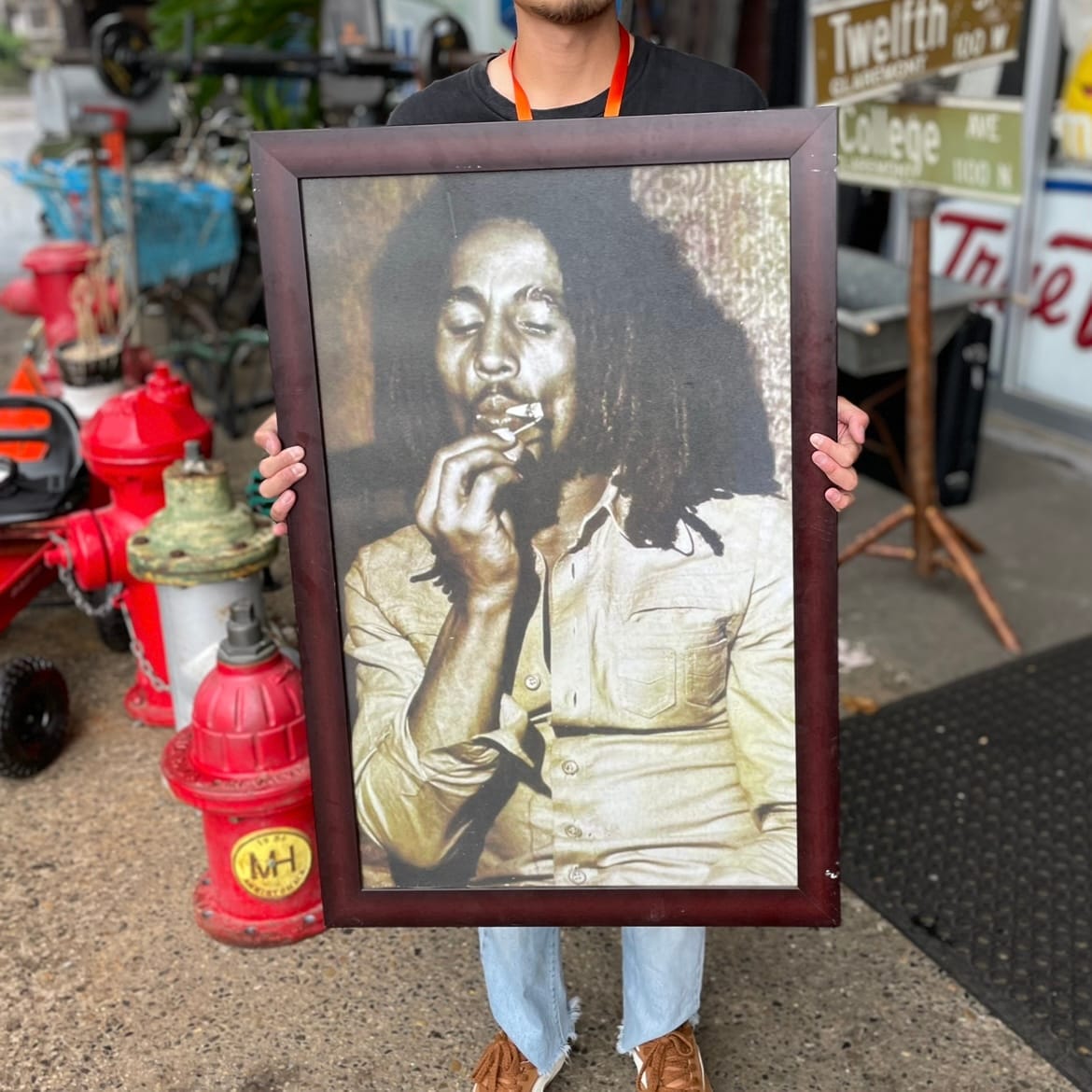 ボブマーレー　ポスター BOB MARLEY One Love Art Print Photo Rare 11
