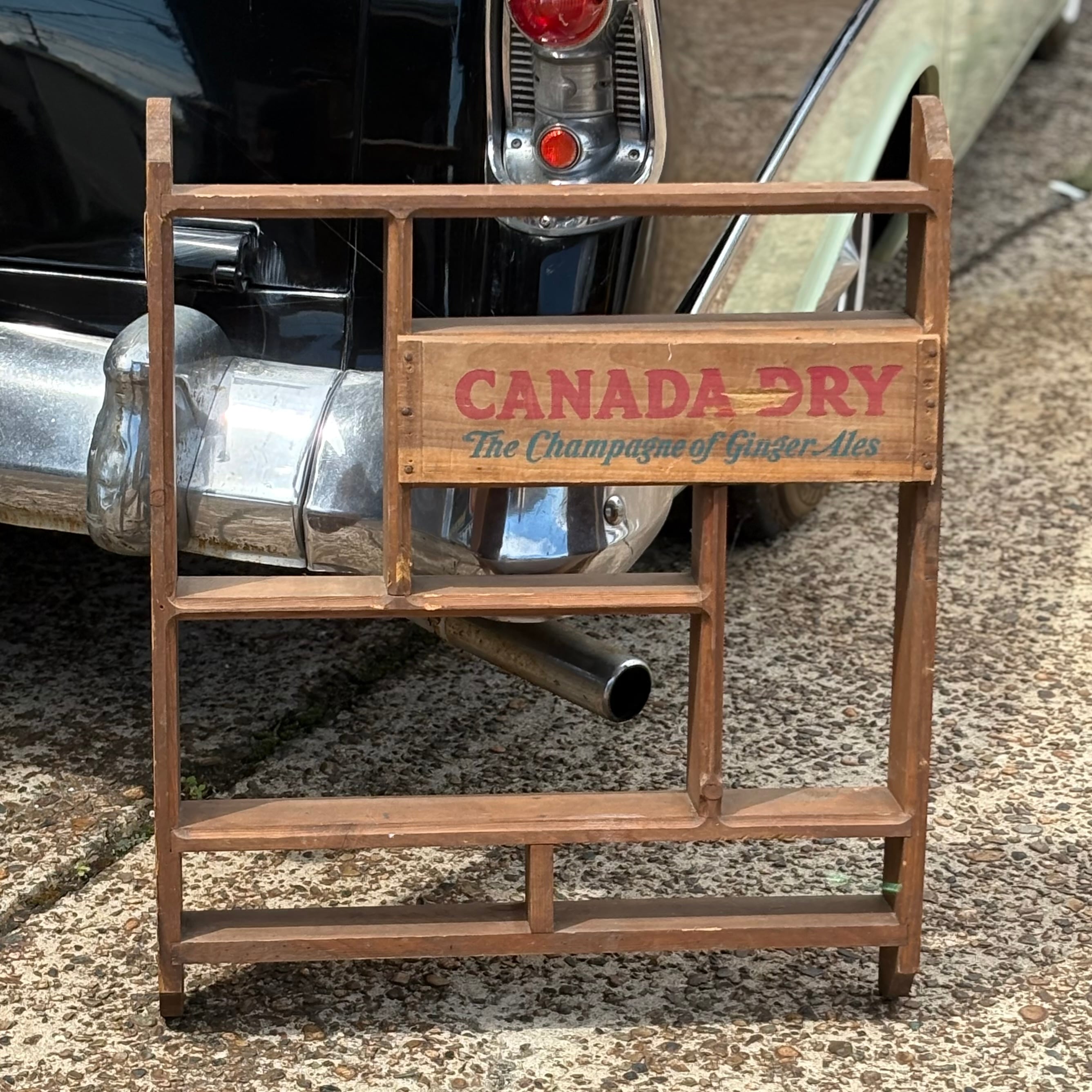 70年代 DRY カナダドライ ワイヤーラック ビンテージ 70年代 DRY