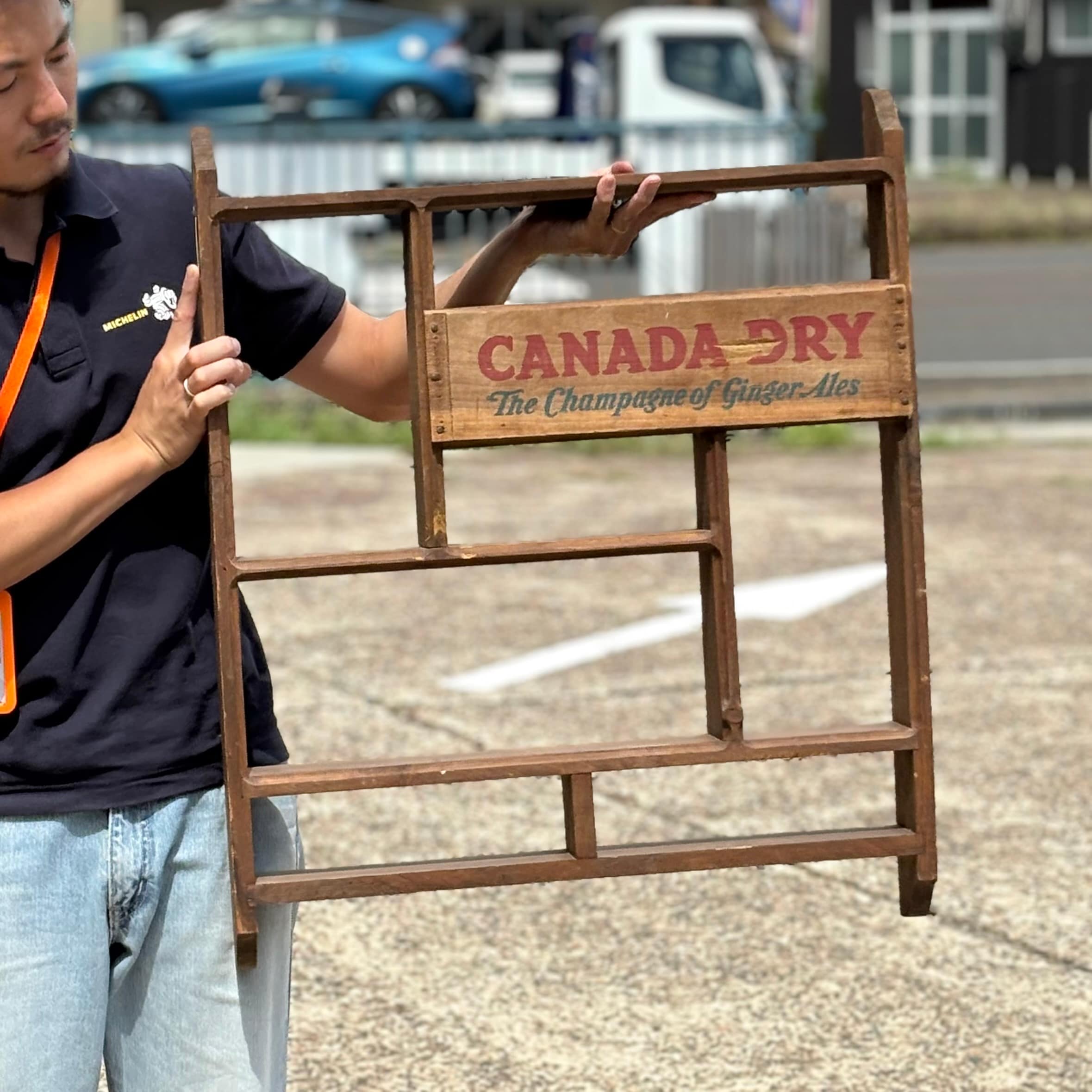 70年代　DRY　カナダドライ　ワイヤーラック　ビンテージ 70年代 CANADADRY カナダドライ ワイヤーラック ビンテージ