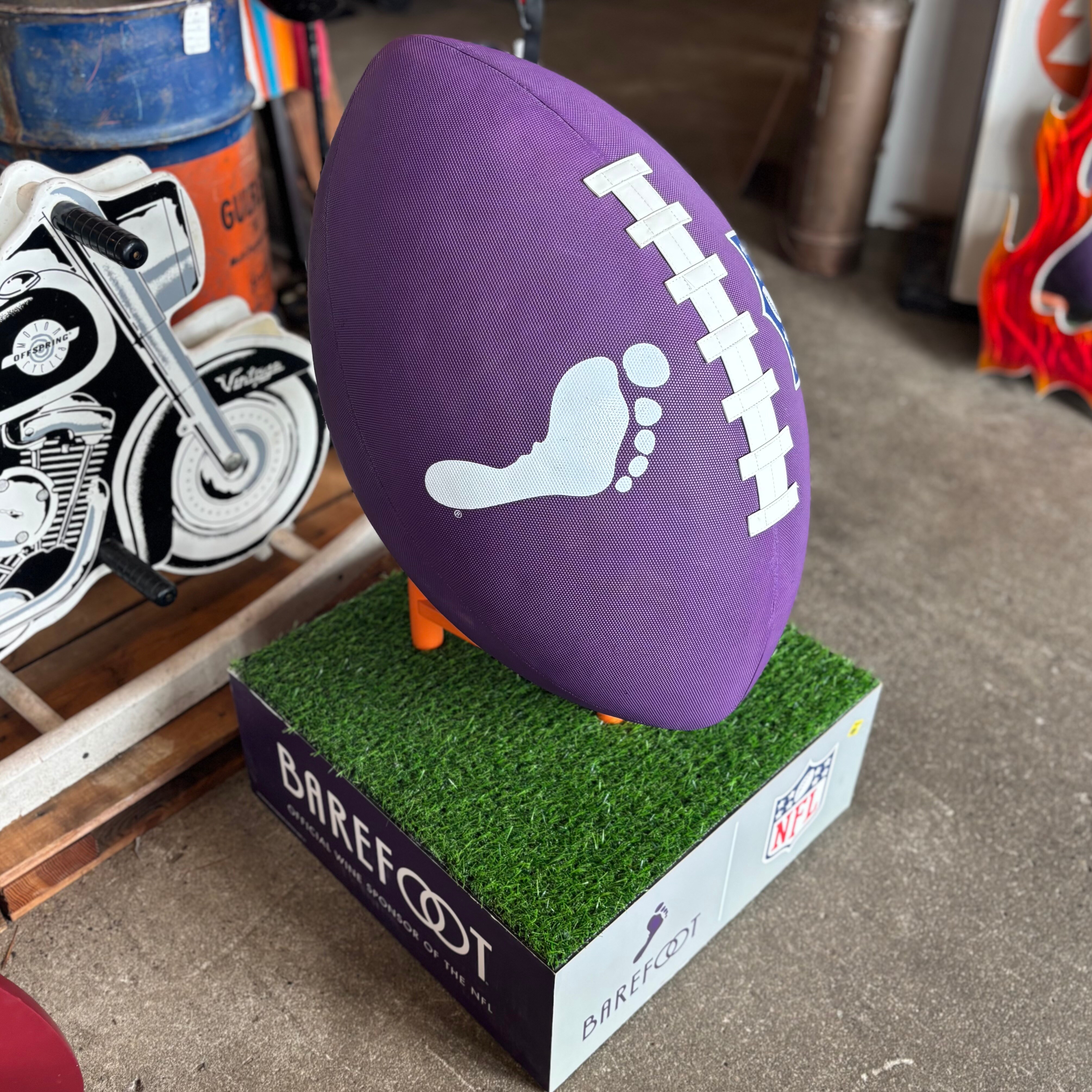 Barefoot × NFL Oversized Football Display Barefoot × NFL Oversized Football Display