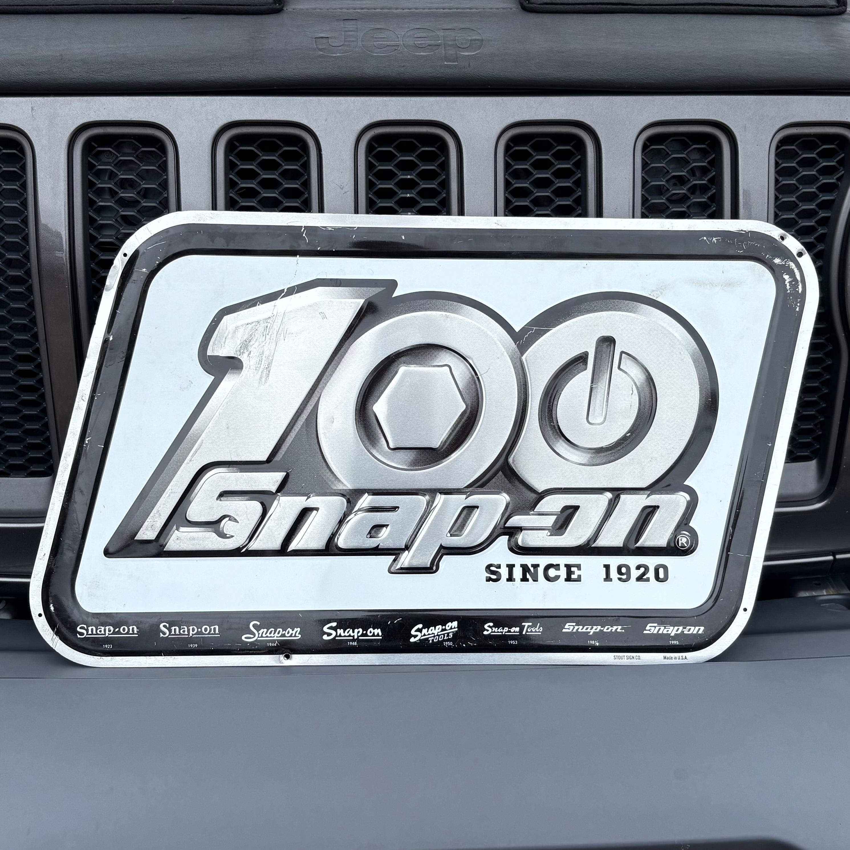 Snap-on 100周年記念 メタルサイン