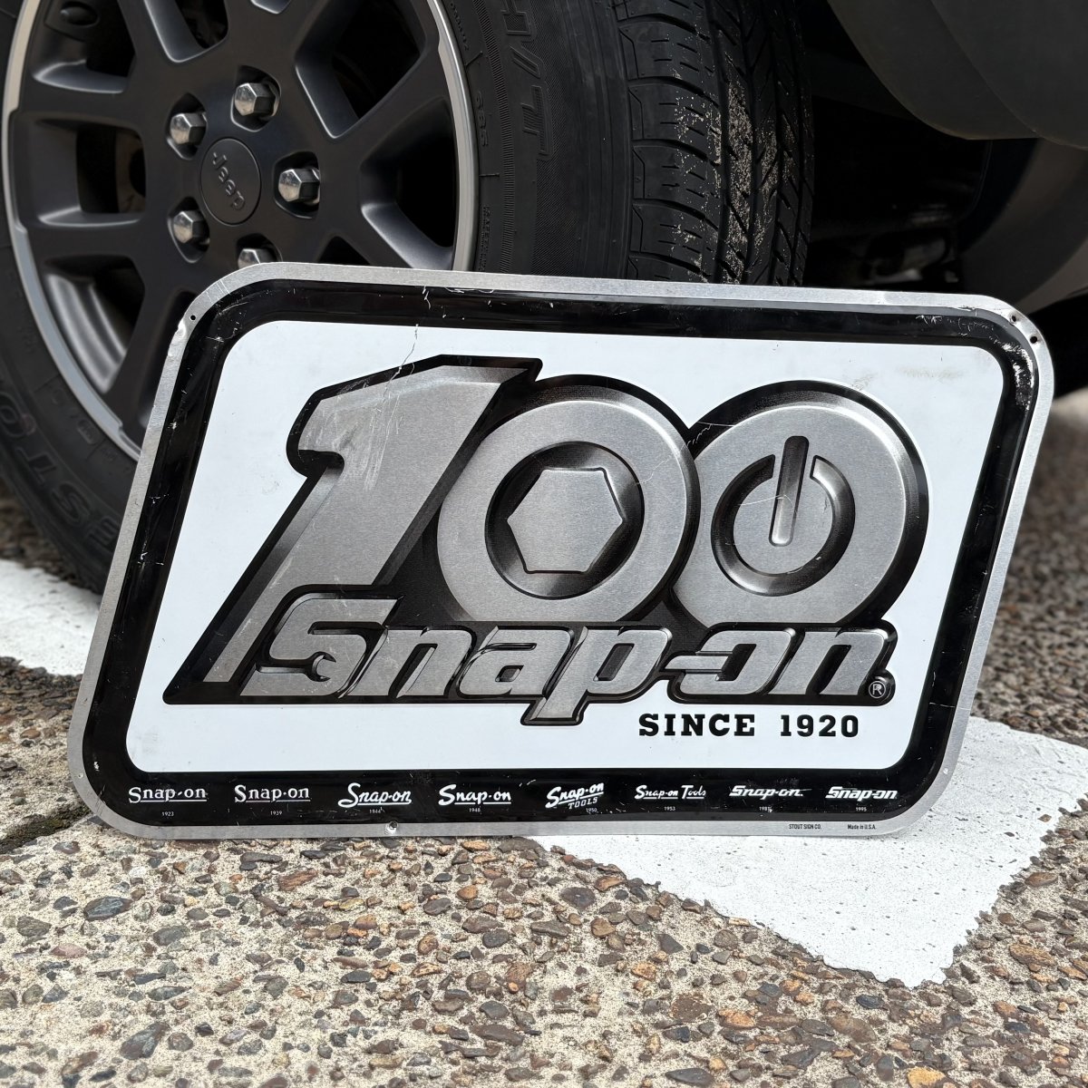 Snap-on 100周年記念 メタルサイン