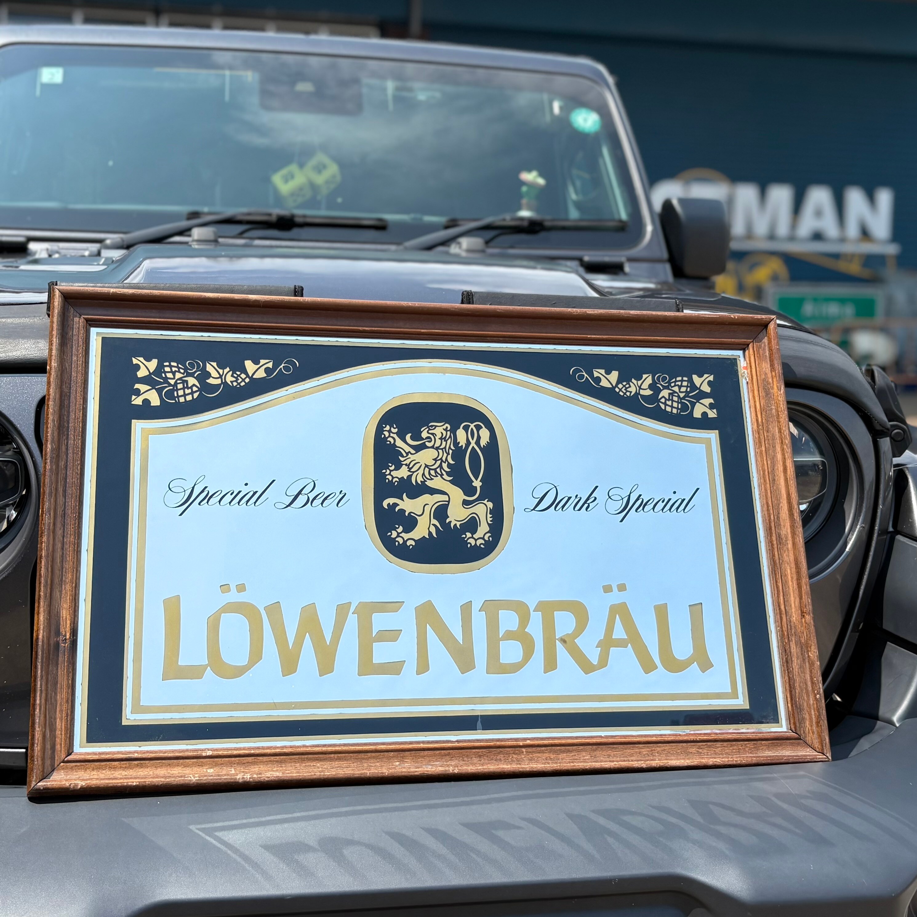 Löwenbräu ビンテージミラー Löwenbräu ビンテージミラー