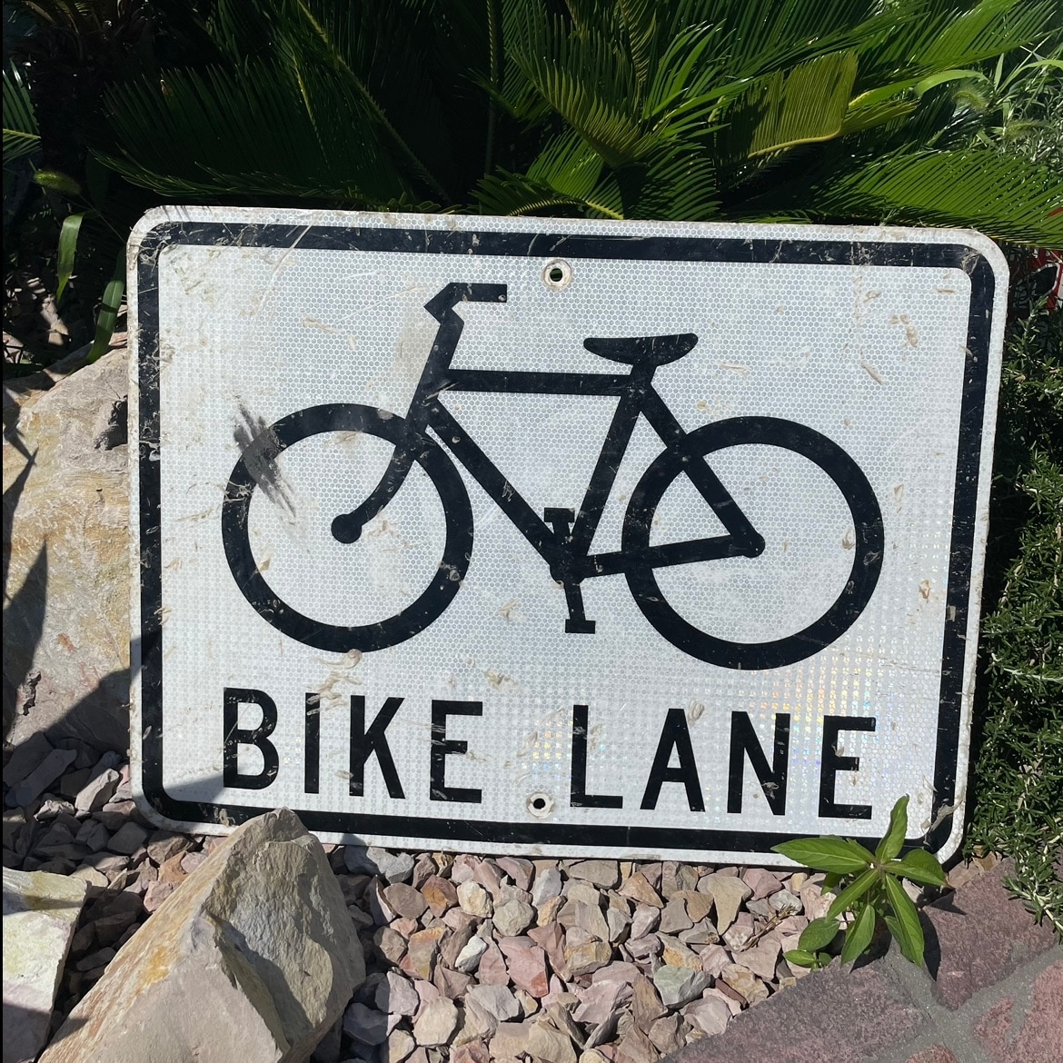 U.S Vintage Road Sign “BIKE LANE”