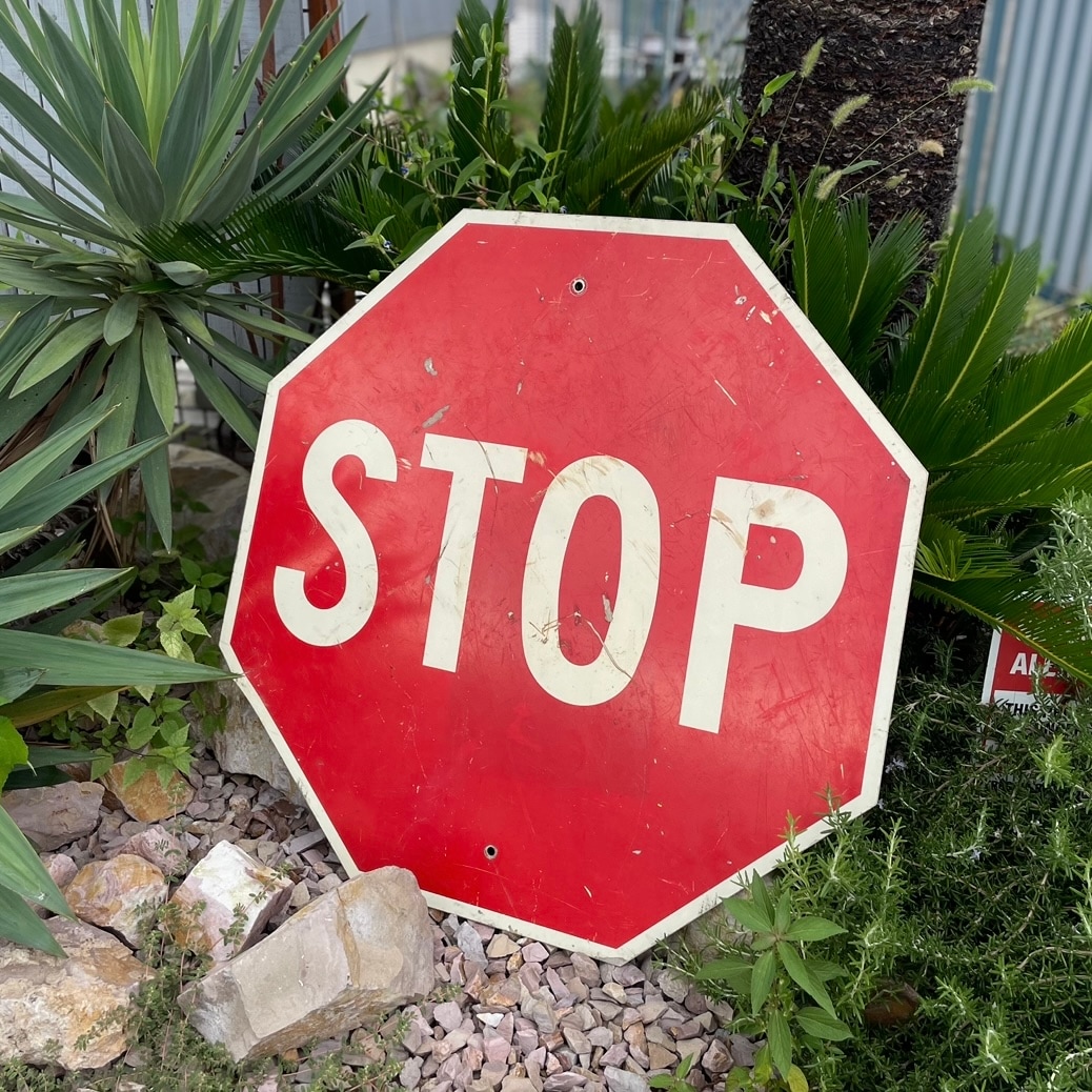 U.S Vintage Road Sign “STOP”