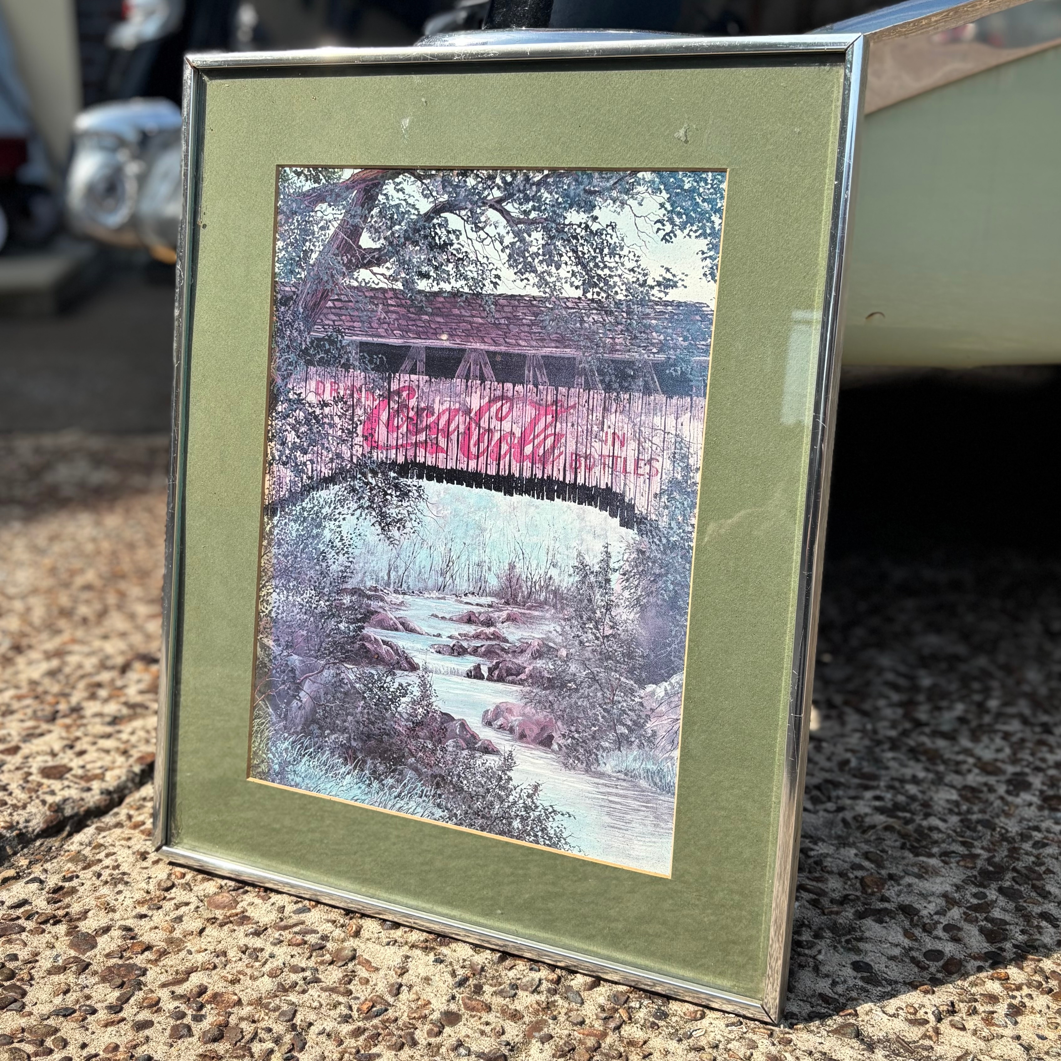 Coca-Cola Vintage Framed Art
