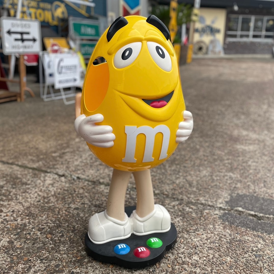M&M's 特大 イエロー キャラクター 等身大 フィギュア 約100cm M&M's エムアンドエムズ コレクターシリーズ イエロー