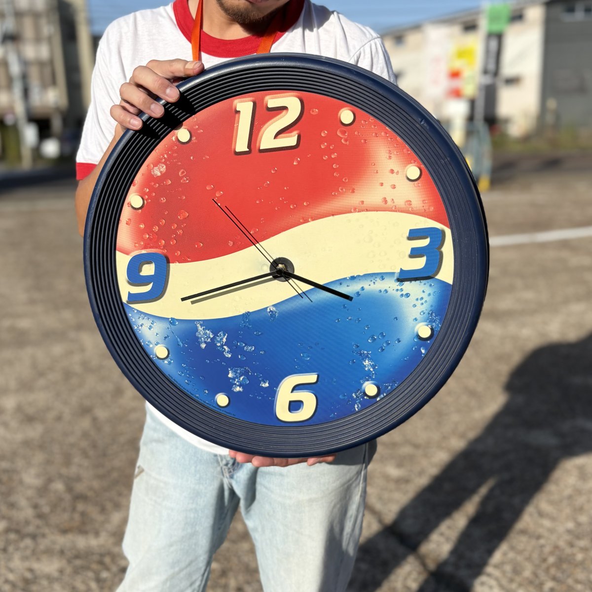 ペプシ pepsi 壁掛け時計 時計 wall clock アドバタイジング PEPSI ペプシ 壁掛け時計 wall clock ビンテージ ガレージ