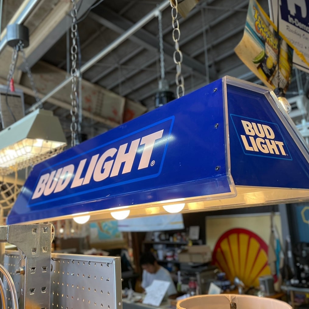 BUDLIGHT バドライト プールバーライト ヴィンテージ 照明⭐️状態良好⭐️ BUDLIGHT バドライト プールバーライト ヴィンテージ 照明