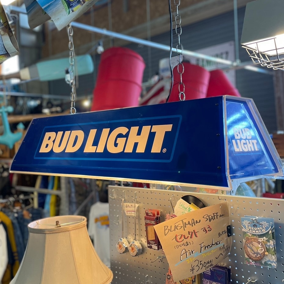 BUDLIGHT バドライトプールバーライト ヴィンテージ 照明 ヴィンテージ BUD LIGHT プールバーランプ - アンティーク