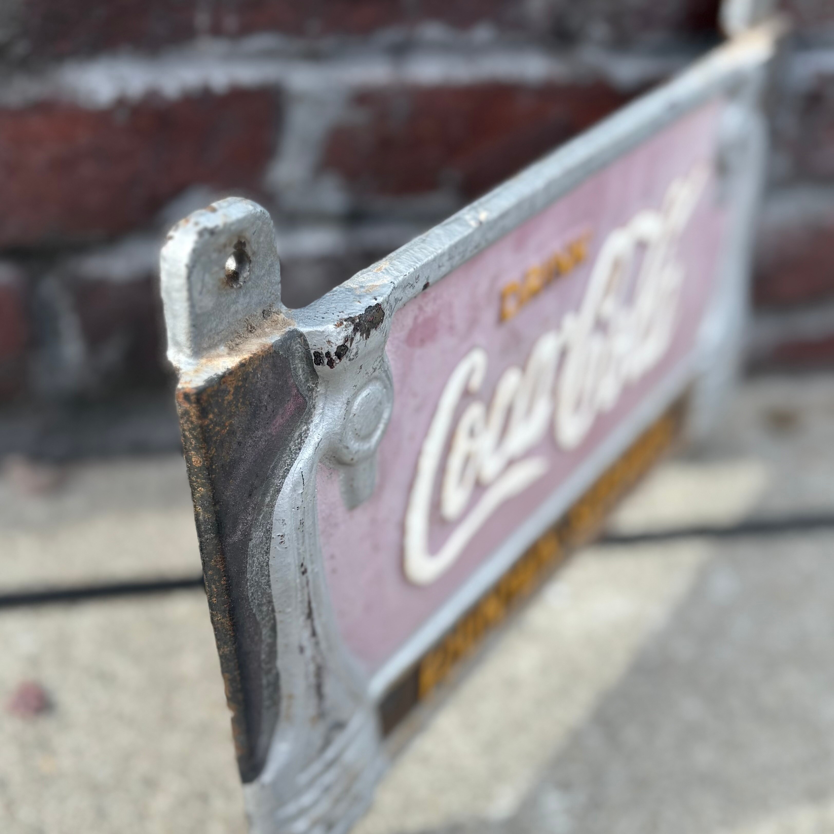 Coca-Cola Vintage Iron Sign
