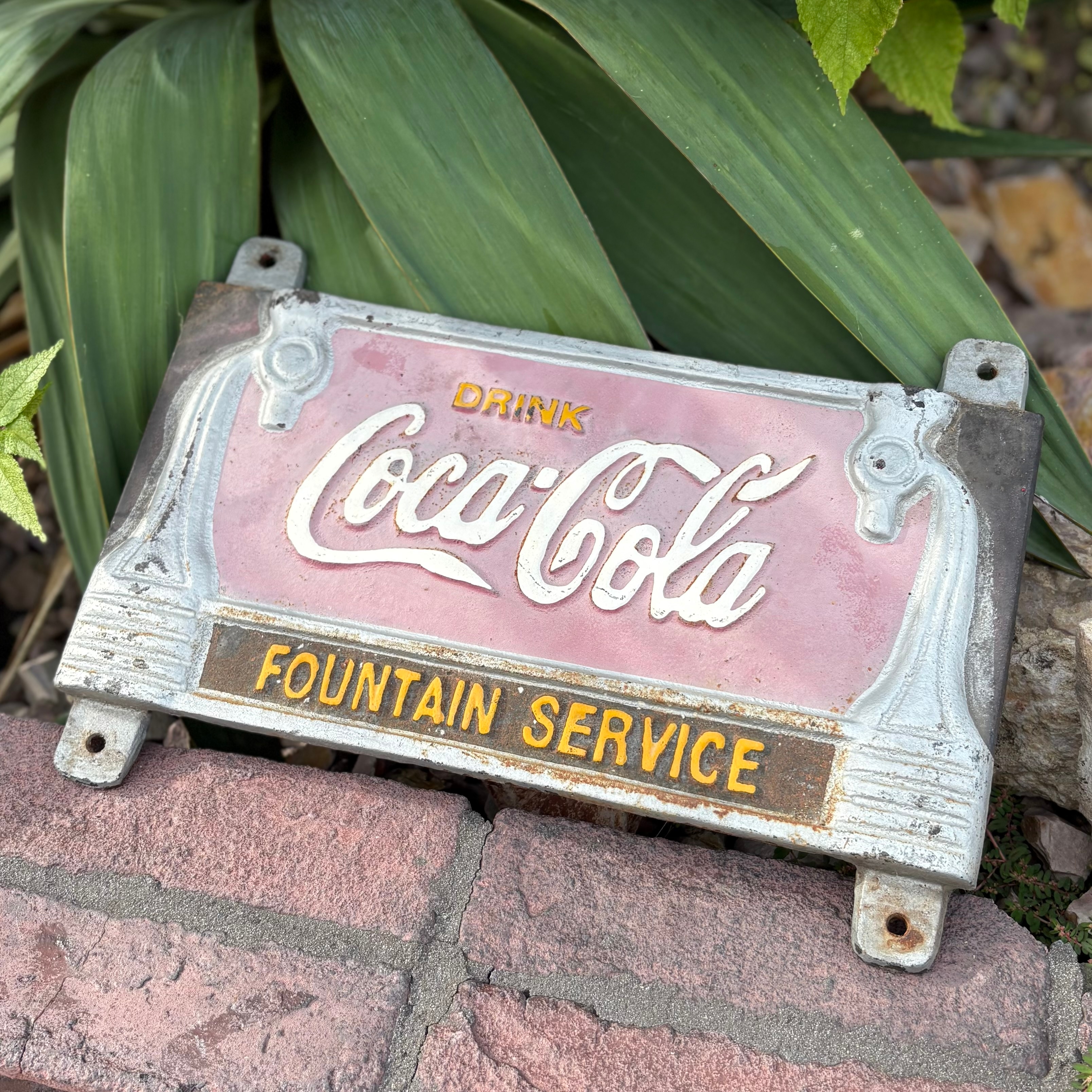 Coca-Cola Vintage Iron Sign