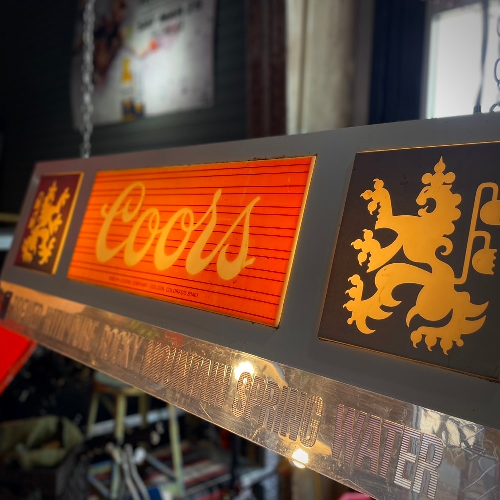 1980s Vintage Coors Beer Pool Bar Lamp 💡🇺🇸