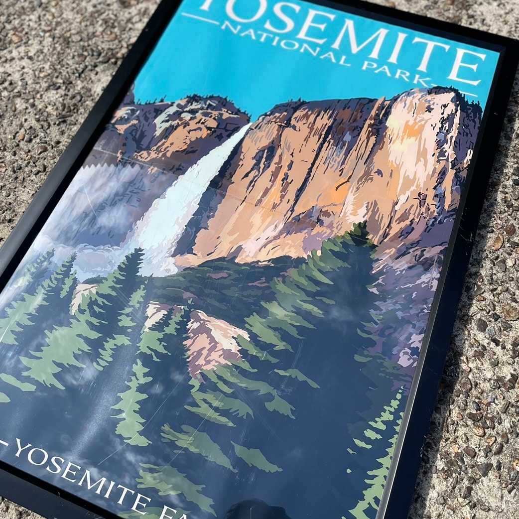 California Yosemite National Park Art Poster