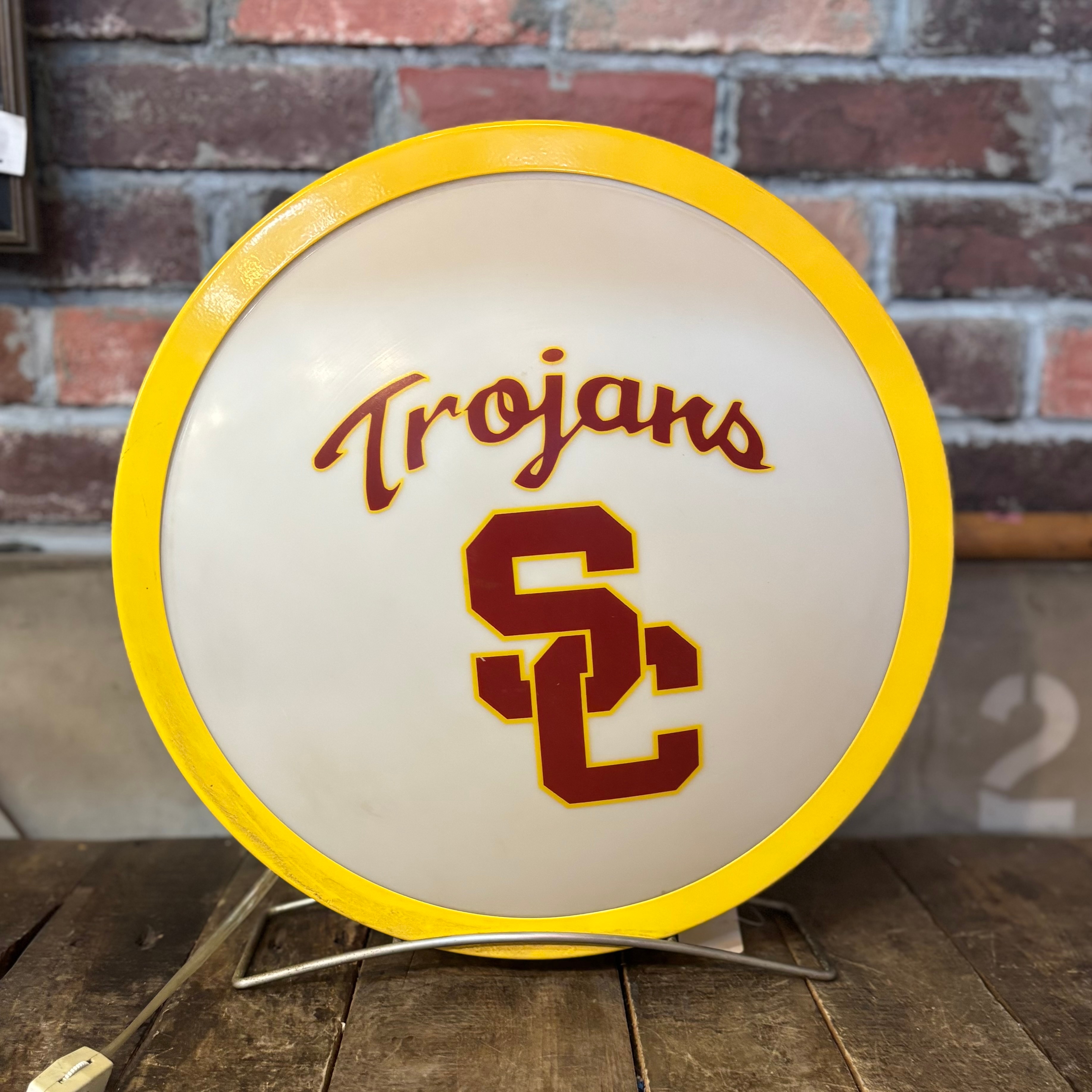Vintage USC Trojans Light Sign