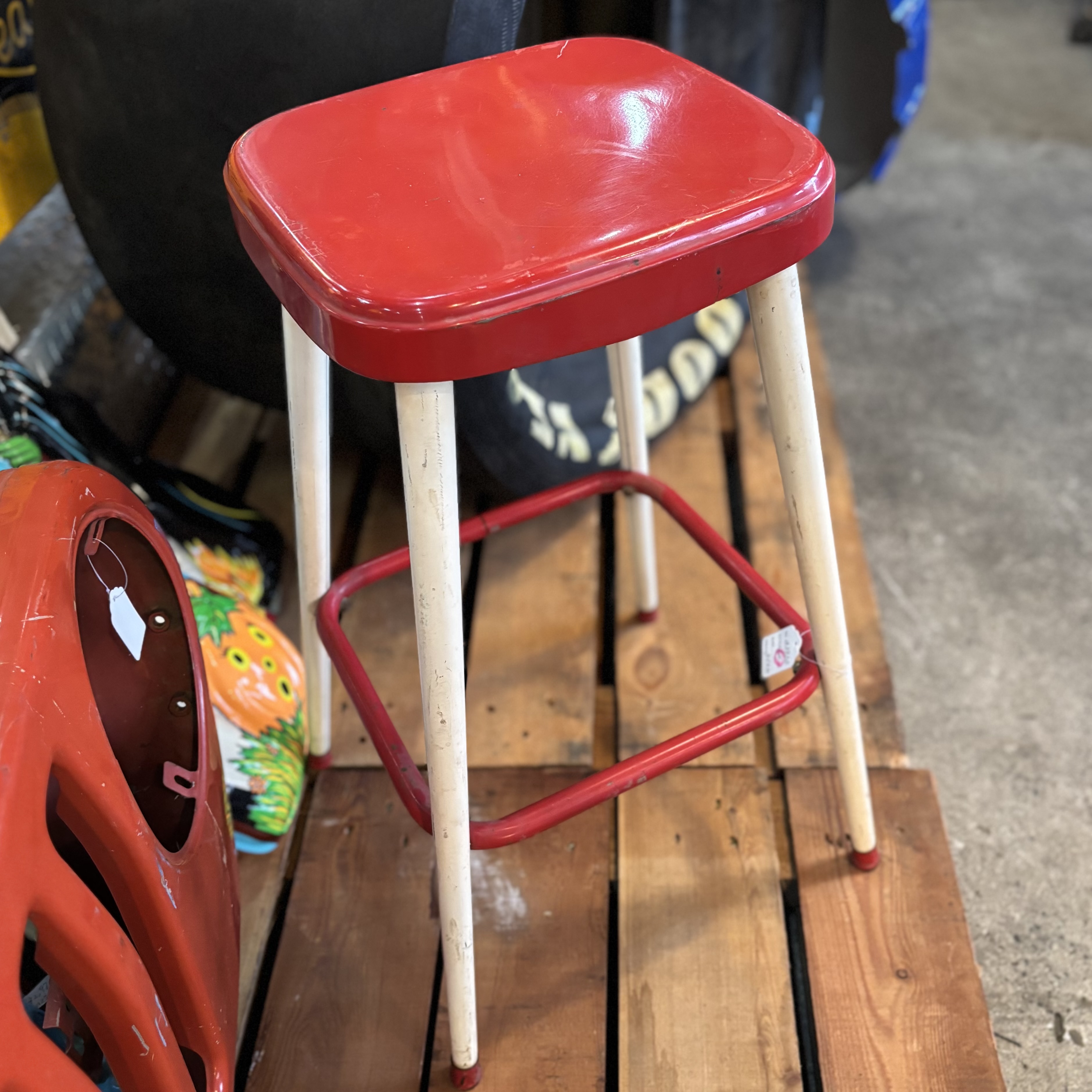 Vintage 50's Style rétrodiner stool