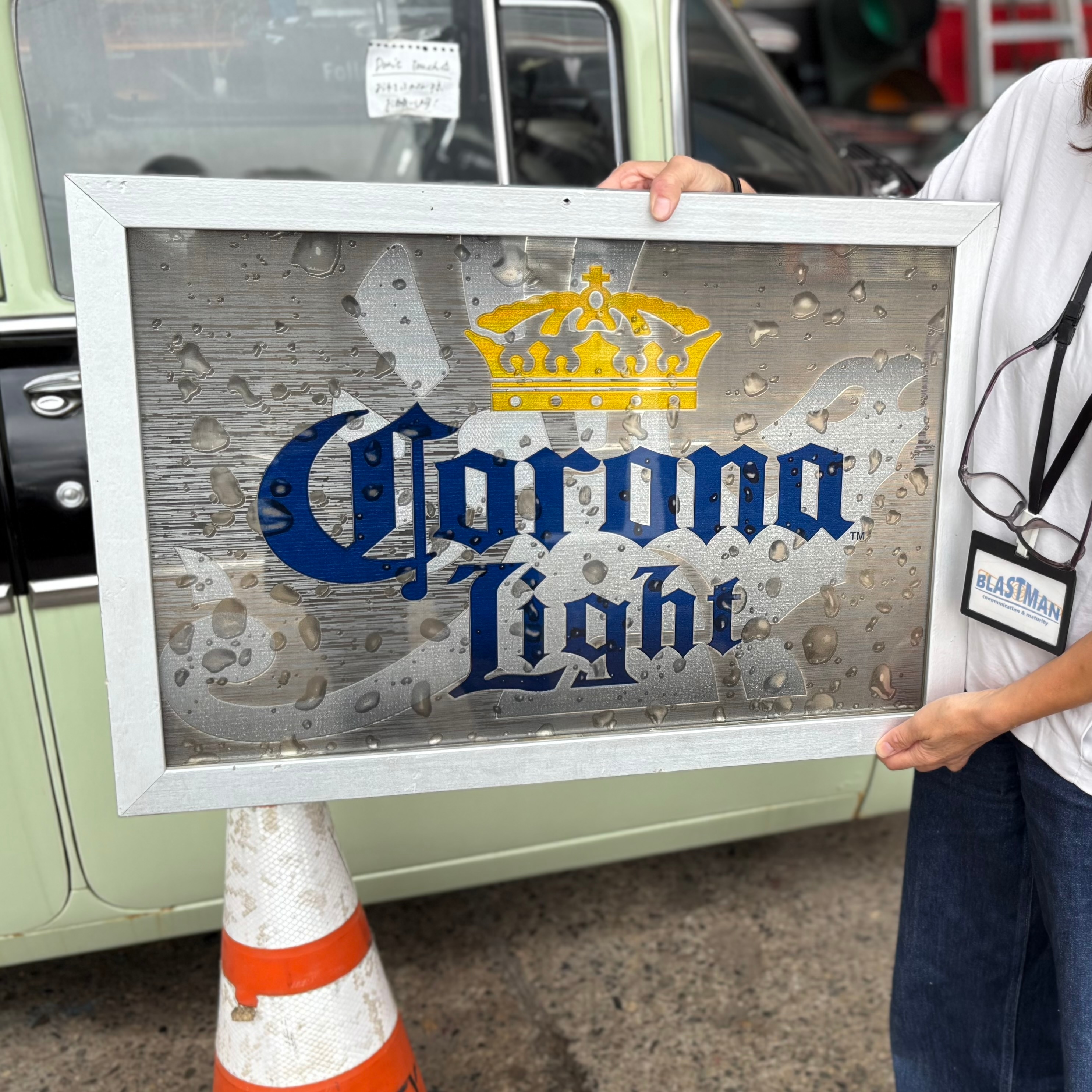 Corona Light Vintage Pub Mirror】