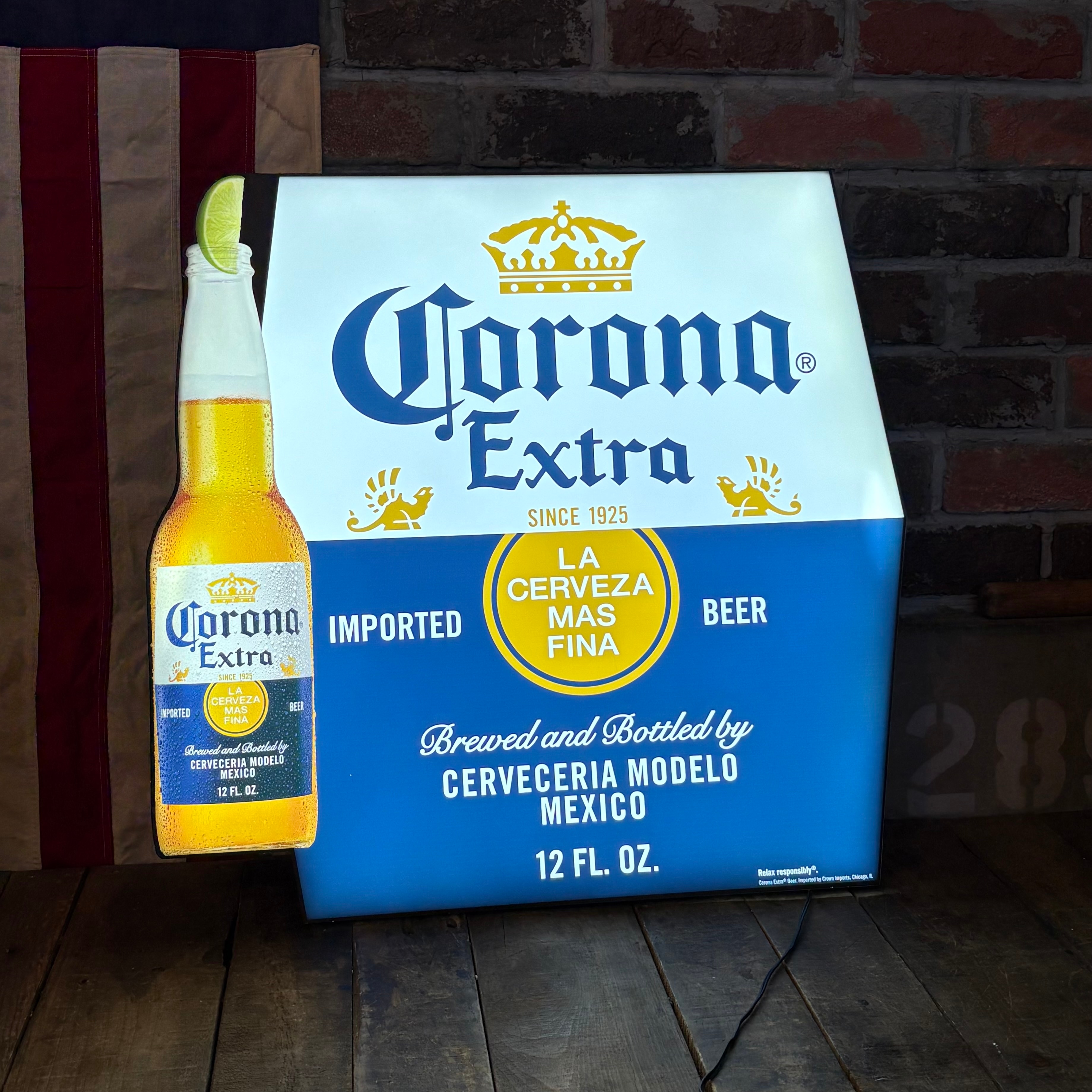 🍻 “CORONA EXTRA Light Sign” – The Taste of Paradise🍻