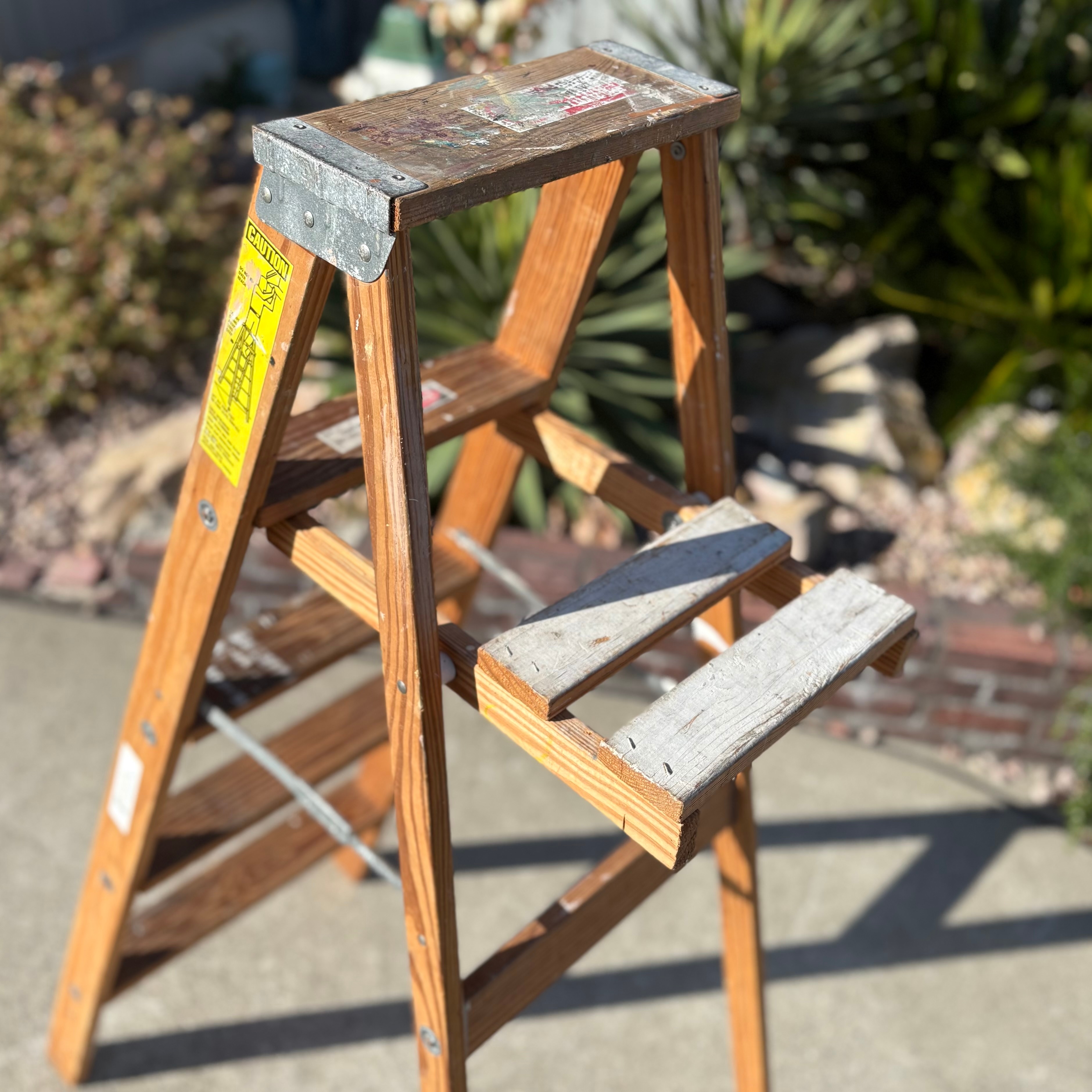 🪜 VINTAGE KELLER Wooden Step Ladder🪜