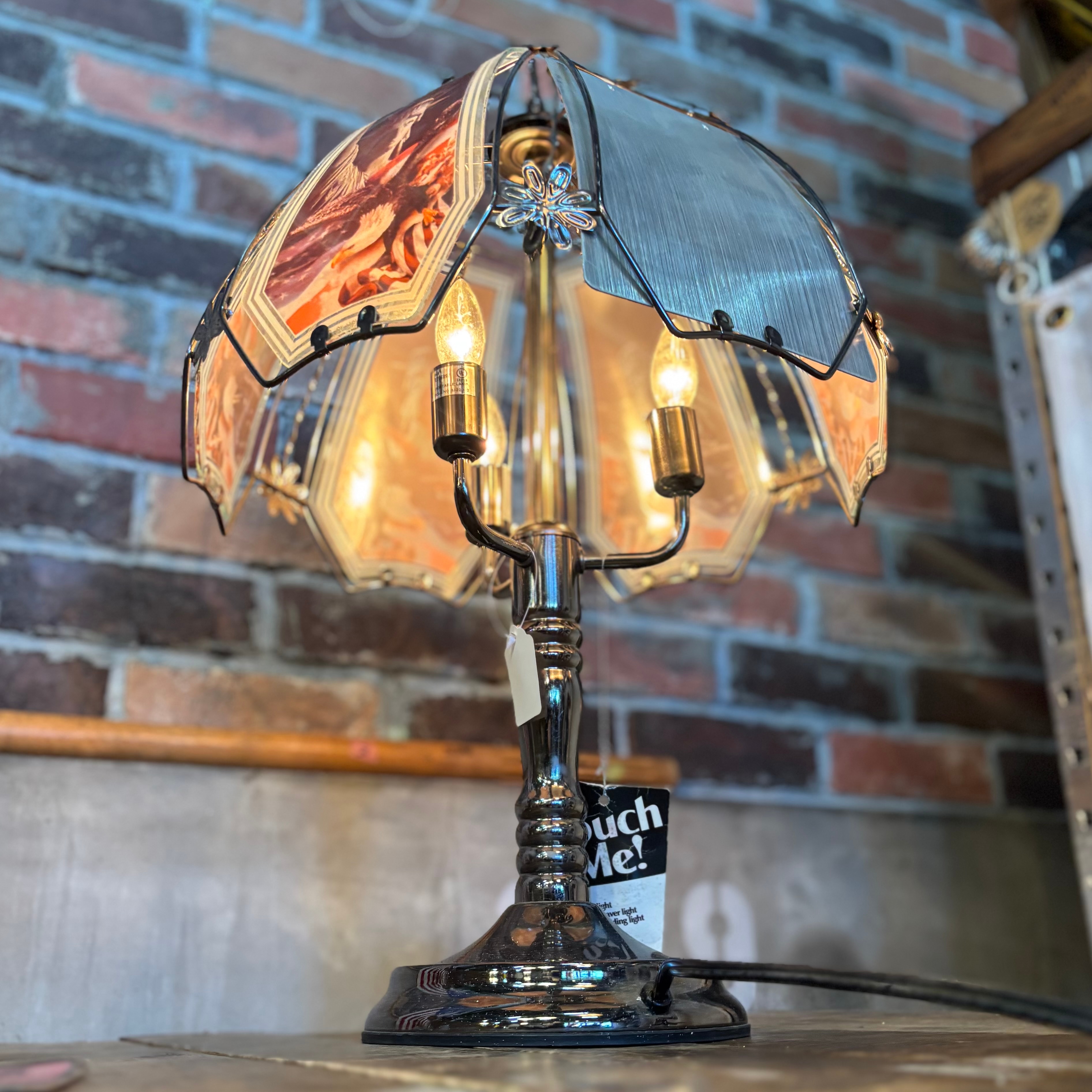 ▼アメリカ製 レトロ ヴィンテージ ランプ 卓上照明 Vintage Decorative Table Lamp