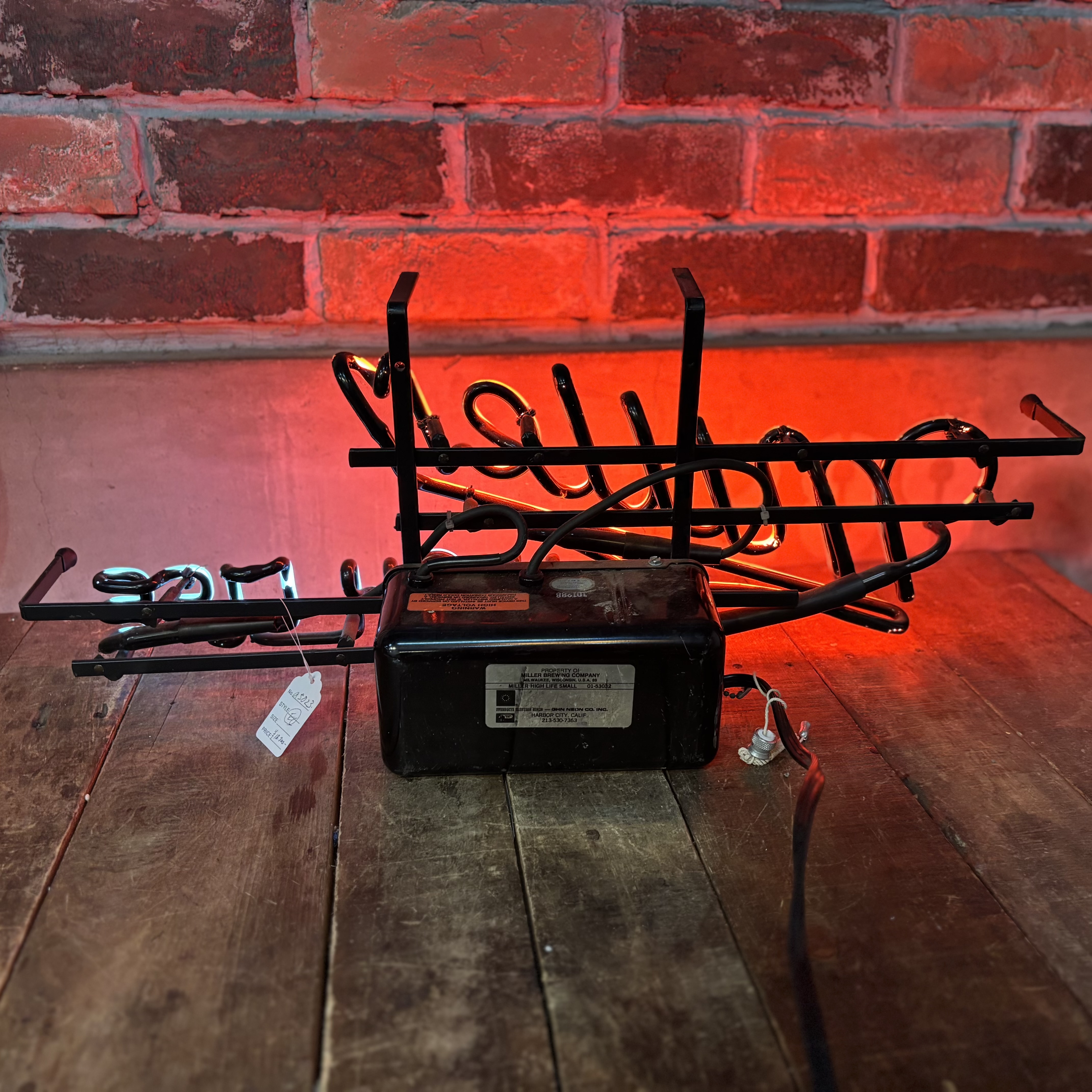 Vintage Miller High Life Neon Sign