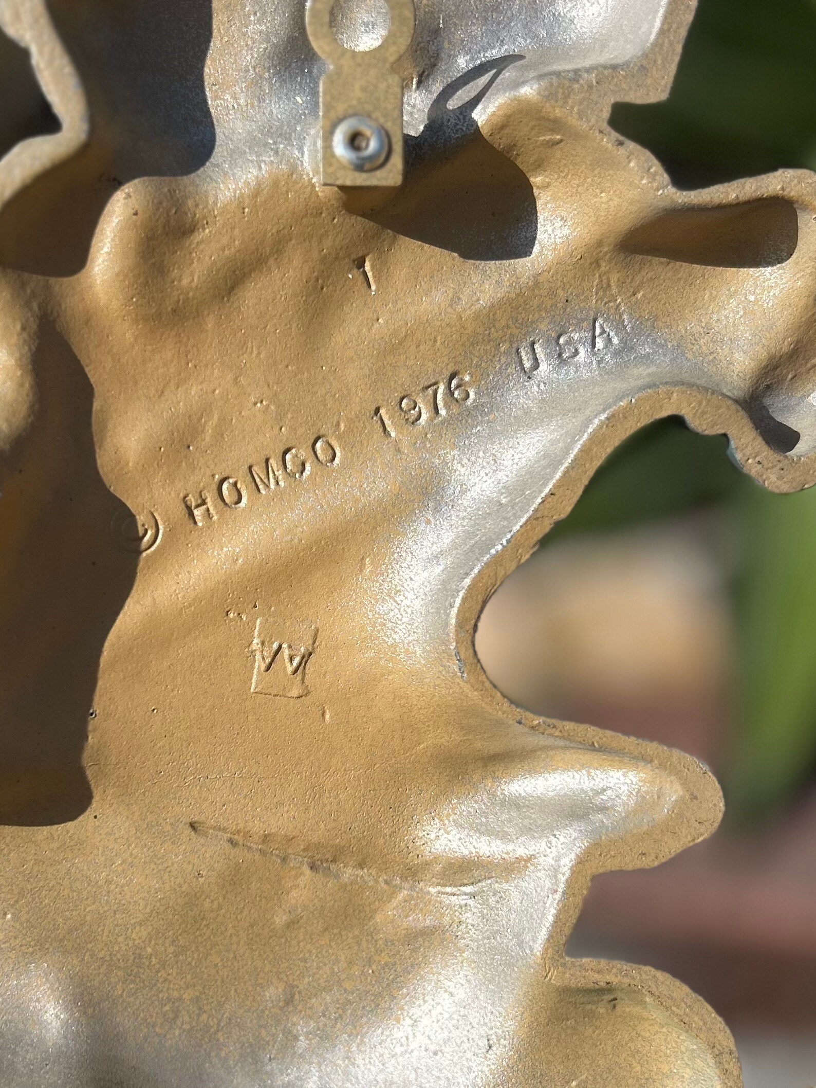 希少品！70s〜アメリカアンティーク　アメフト少年置物　USAヴィンテージNFL 🏆 【1976年製 U.S.A.】HOMCO '70s レトロ・スポーツ・デコセット