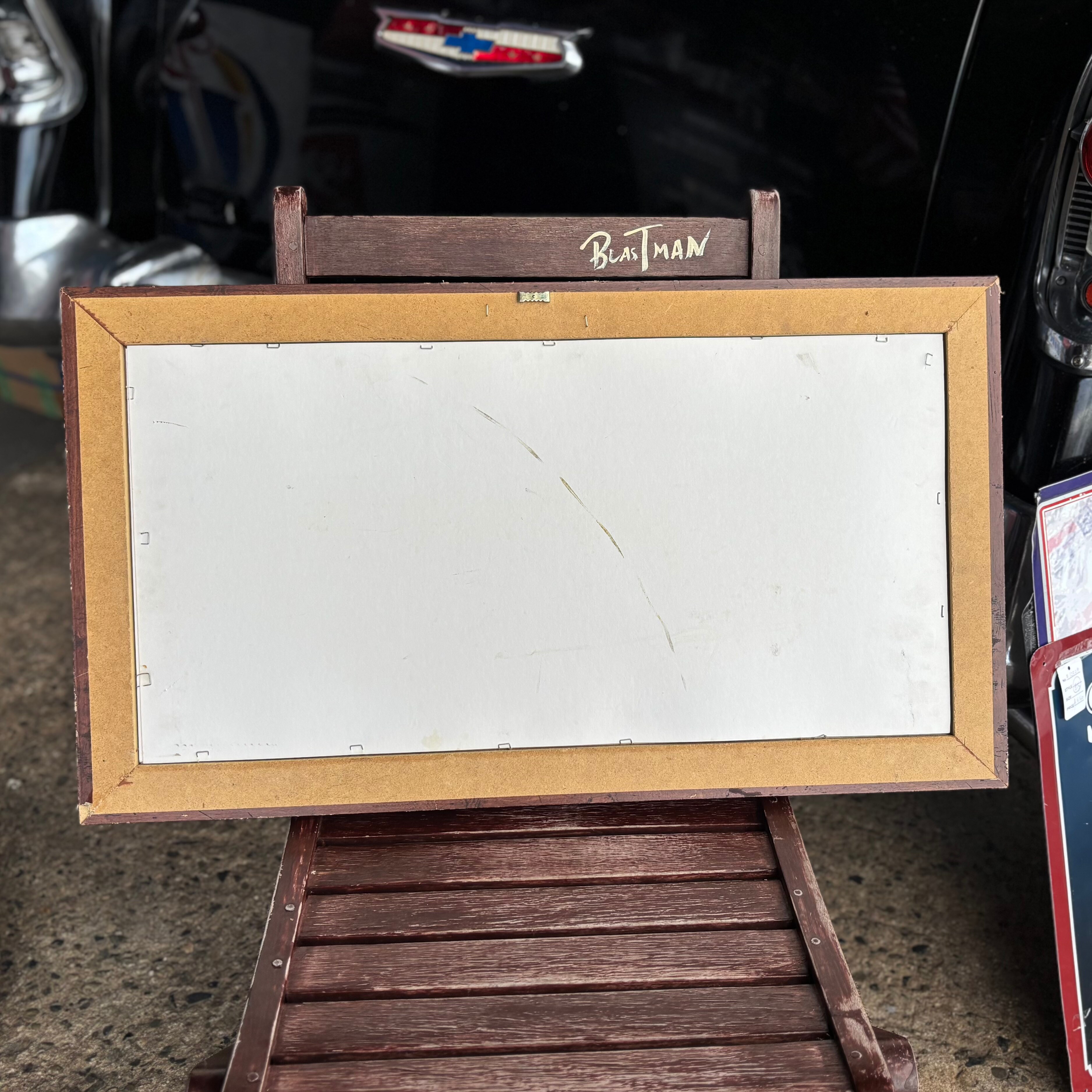 Trattoria Romana CAPPUCCINO Vintage Framed Sign