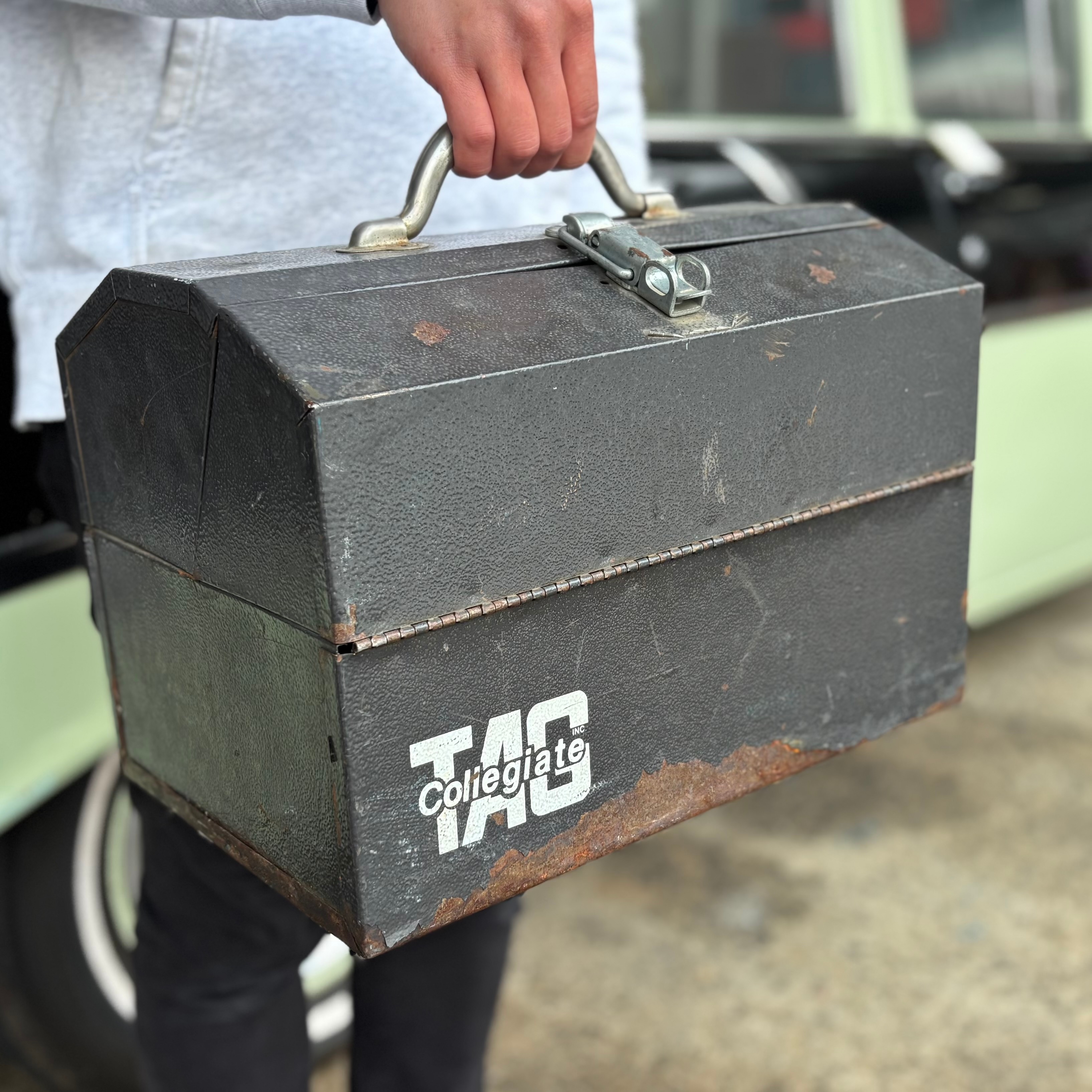 Vintage “TAC Collegiate Metal Toolbox”