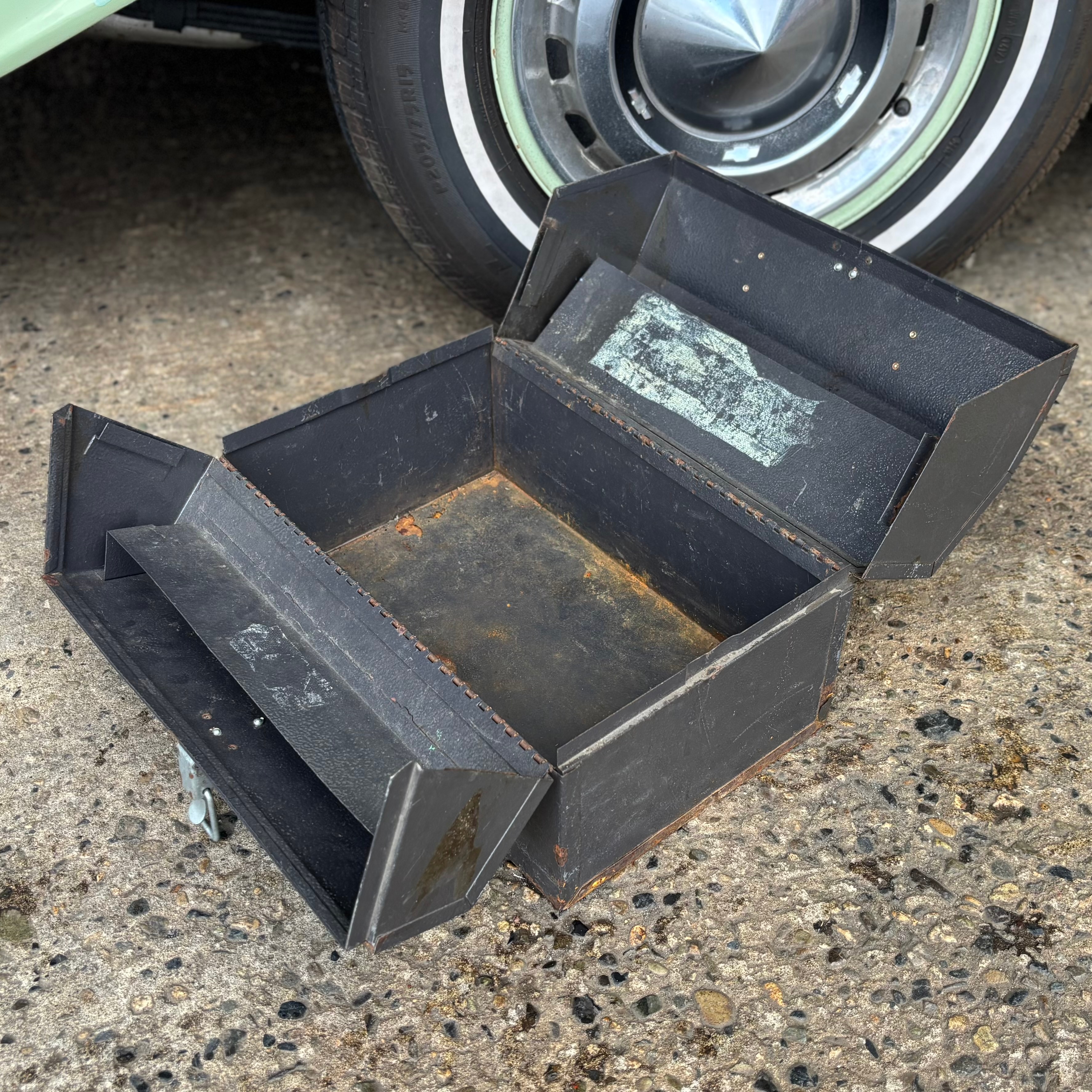 Vintage “TAC Collegiate Metal Toolbox”