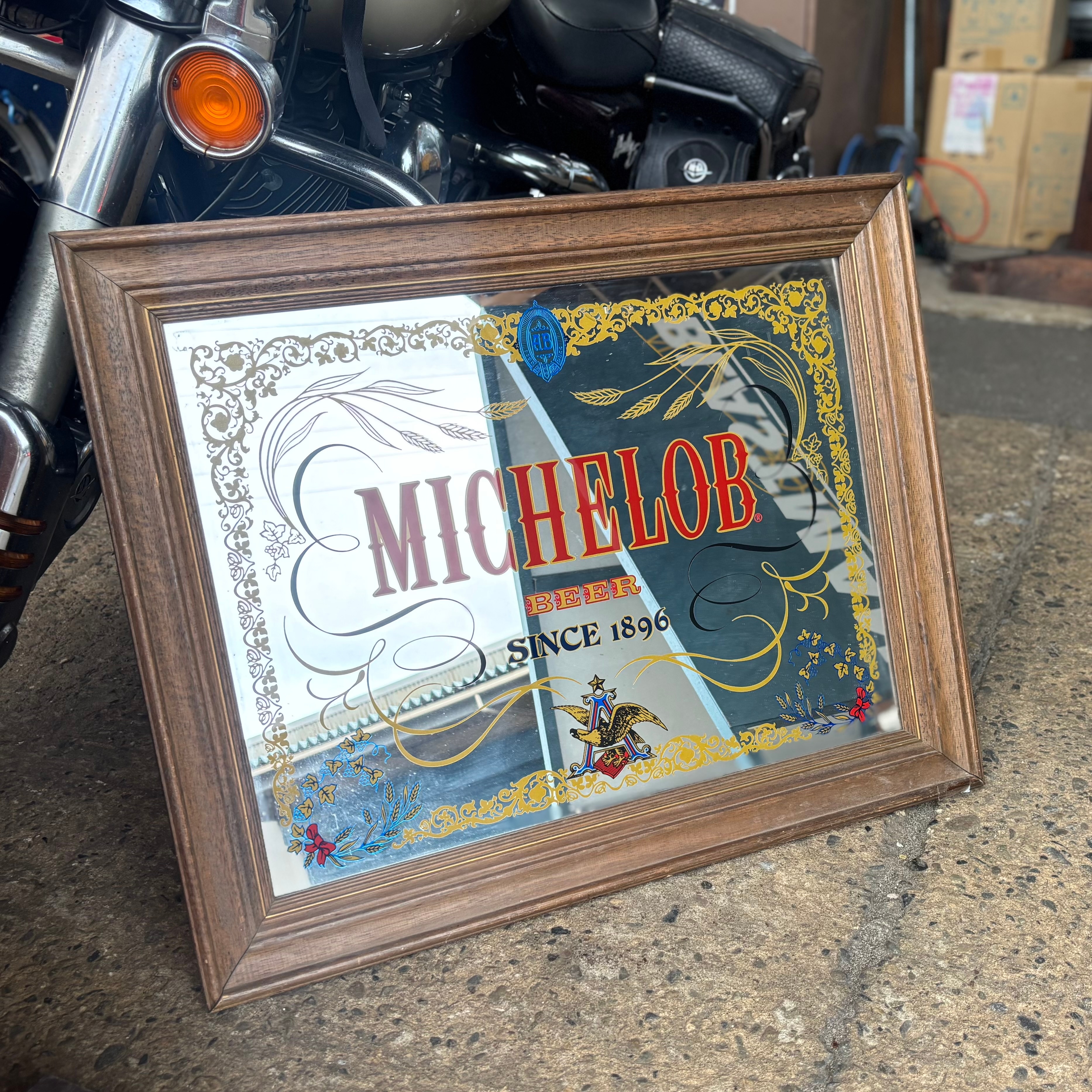 Vintage MICHELOB pub mirror