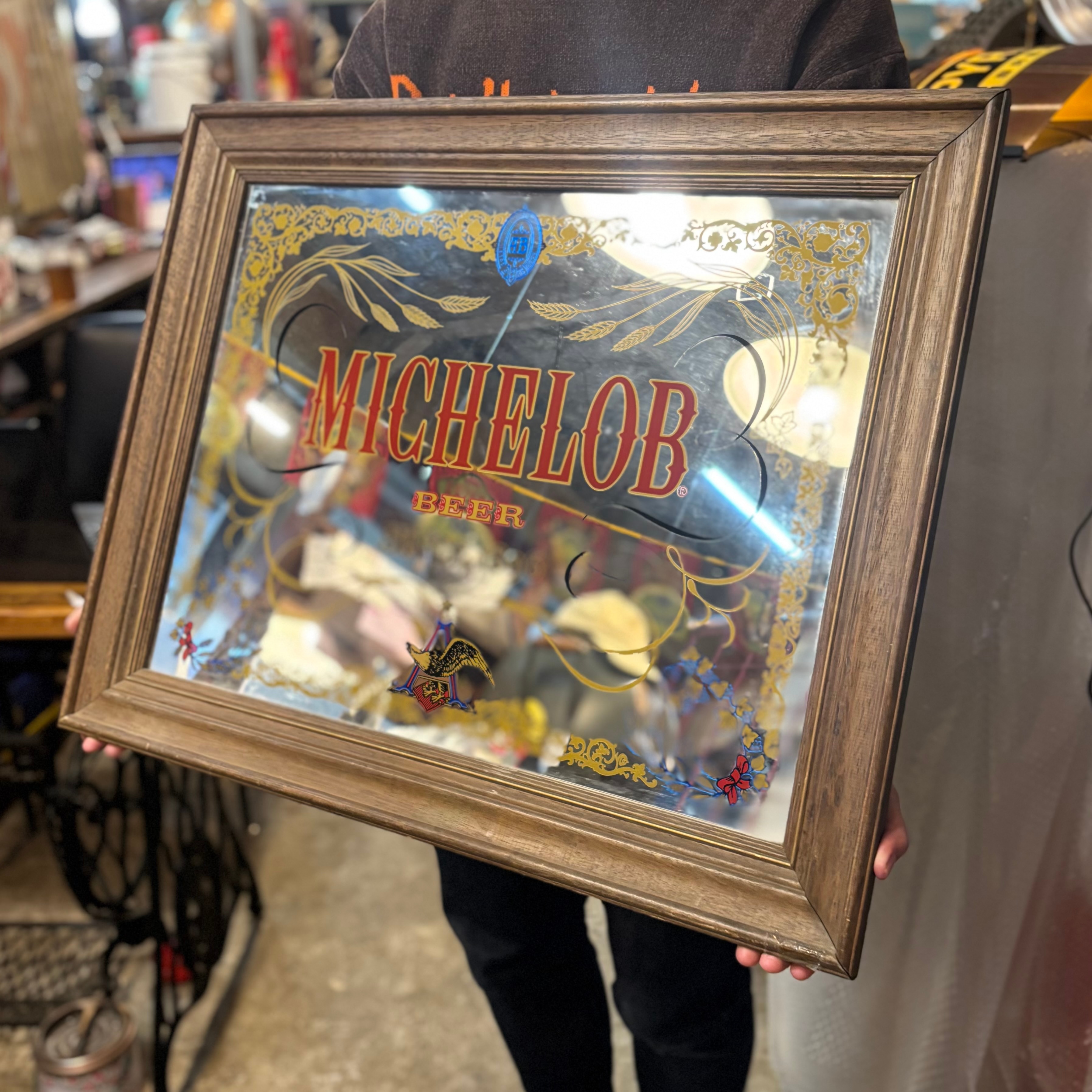 Vintage MICHELOB pub mirror