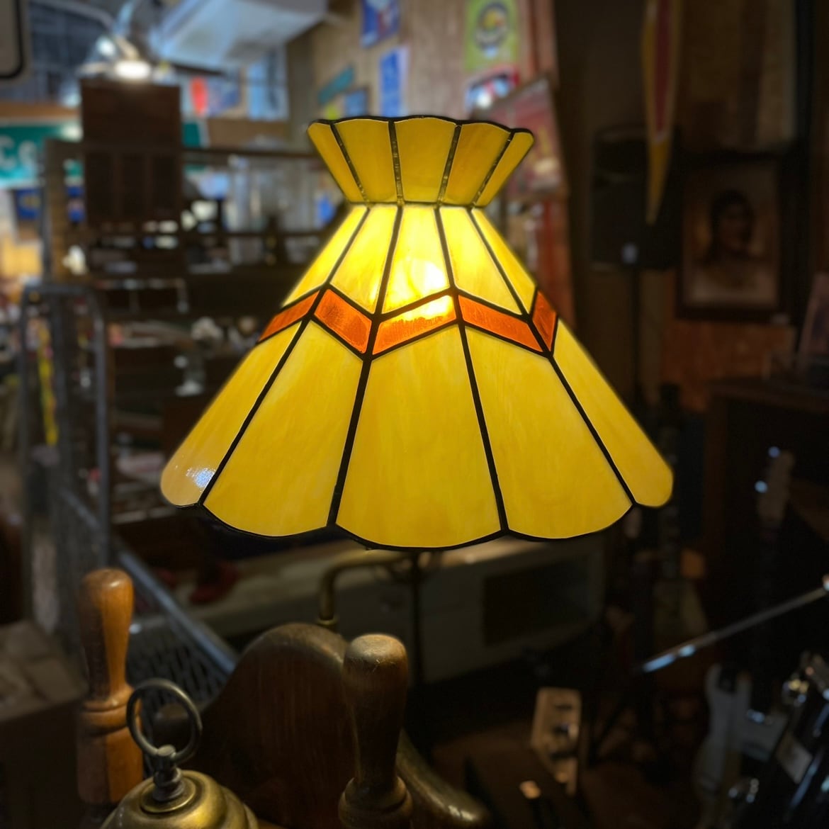 Vintage Nautical / Industrial Table Lamp