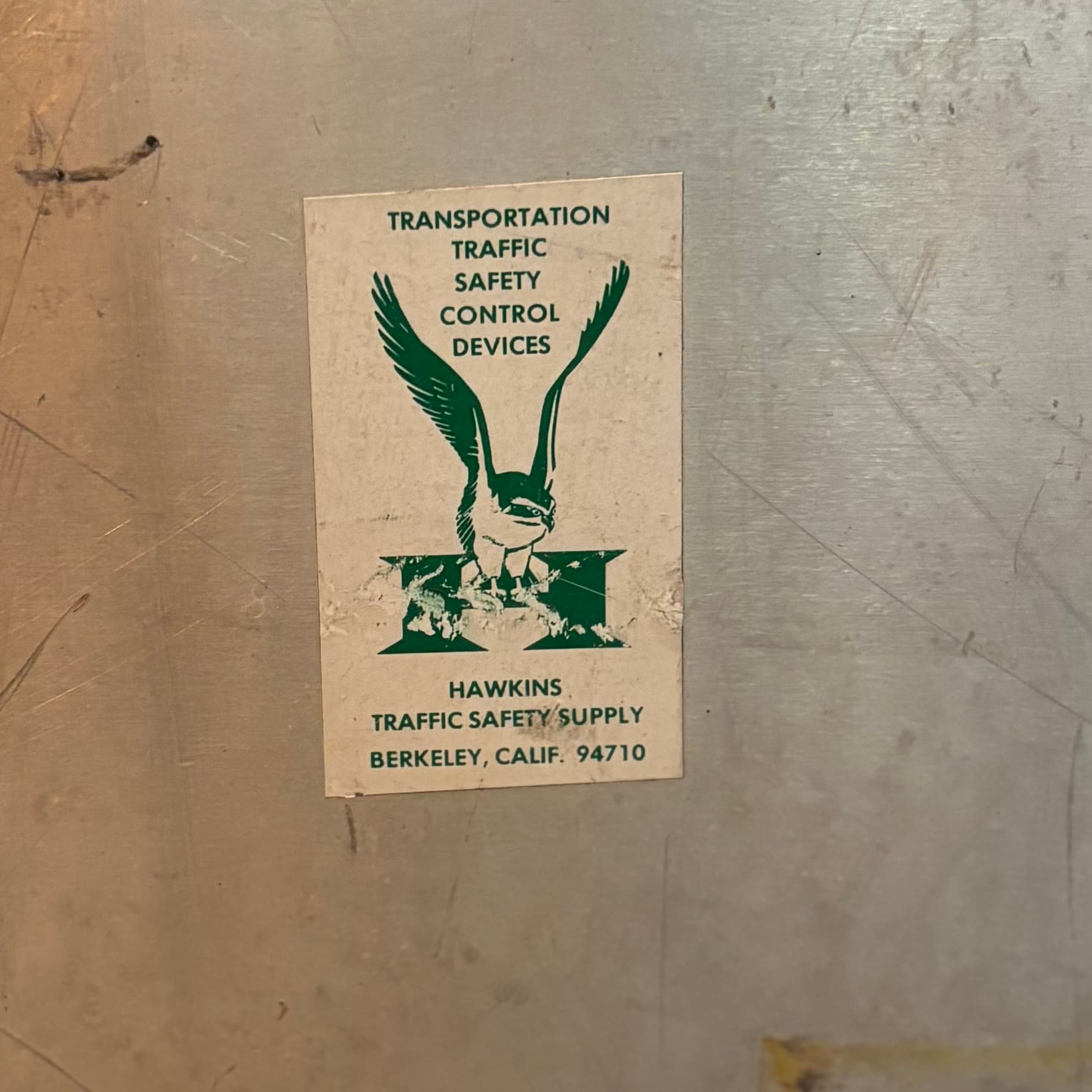 Vintage US Street Sign - 