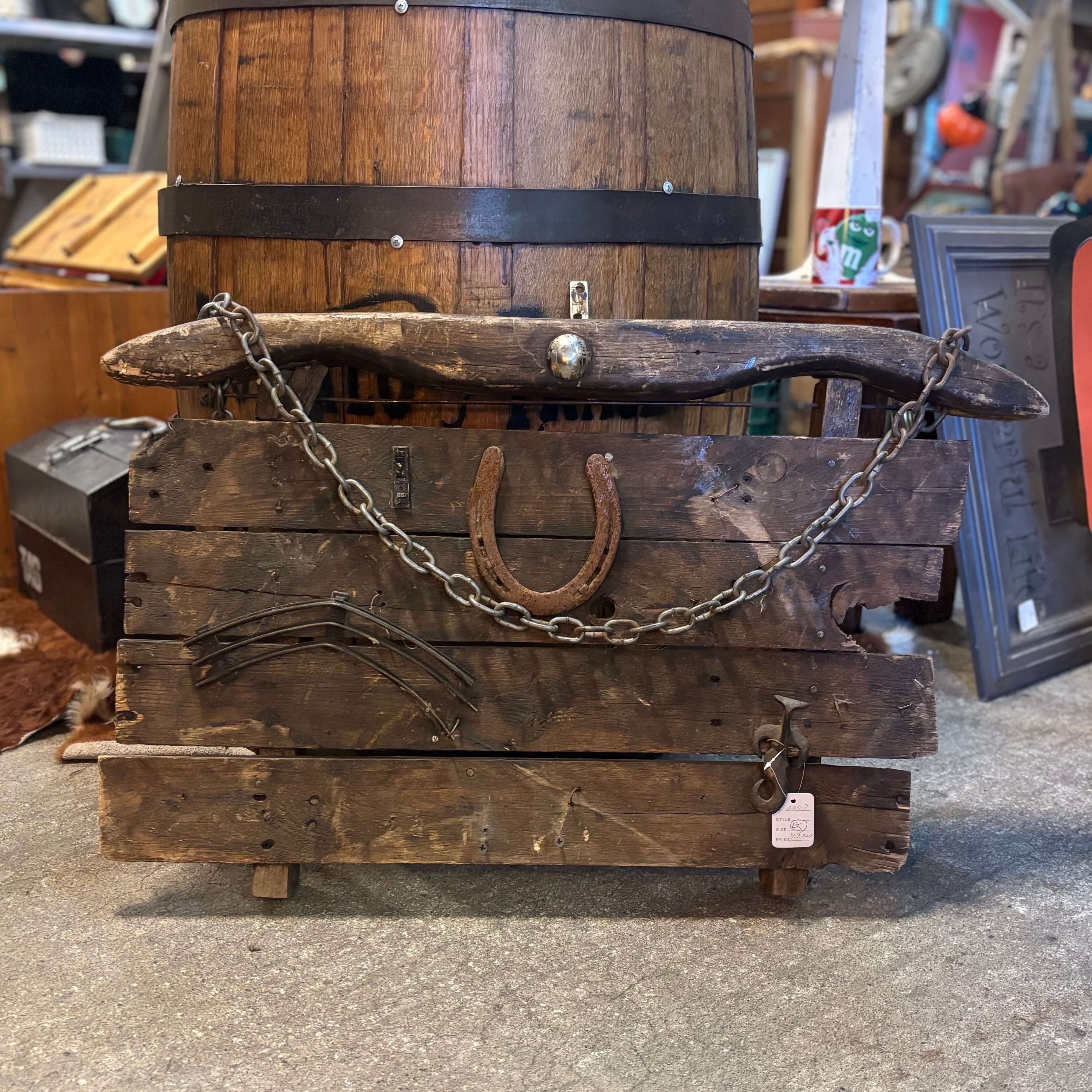 Vintage Customizable Rustic Wood Display Board