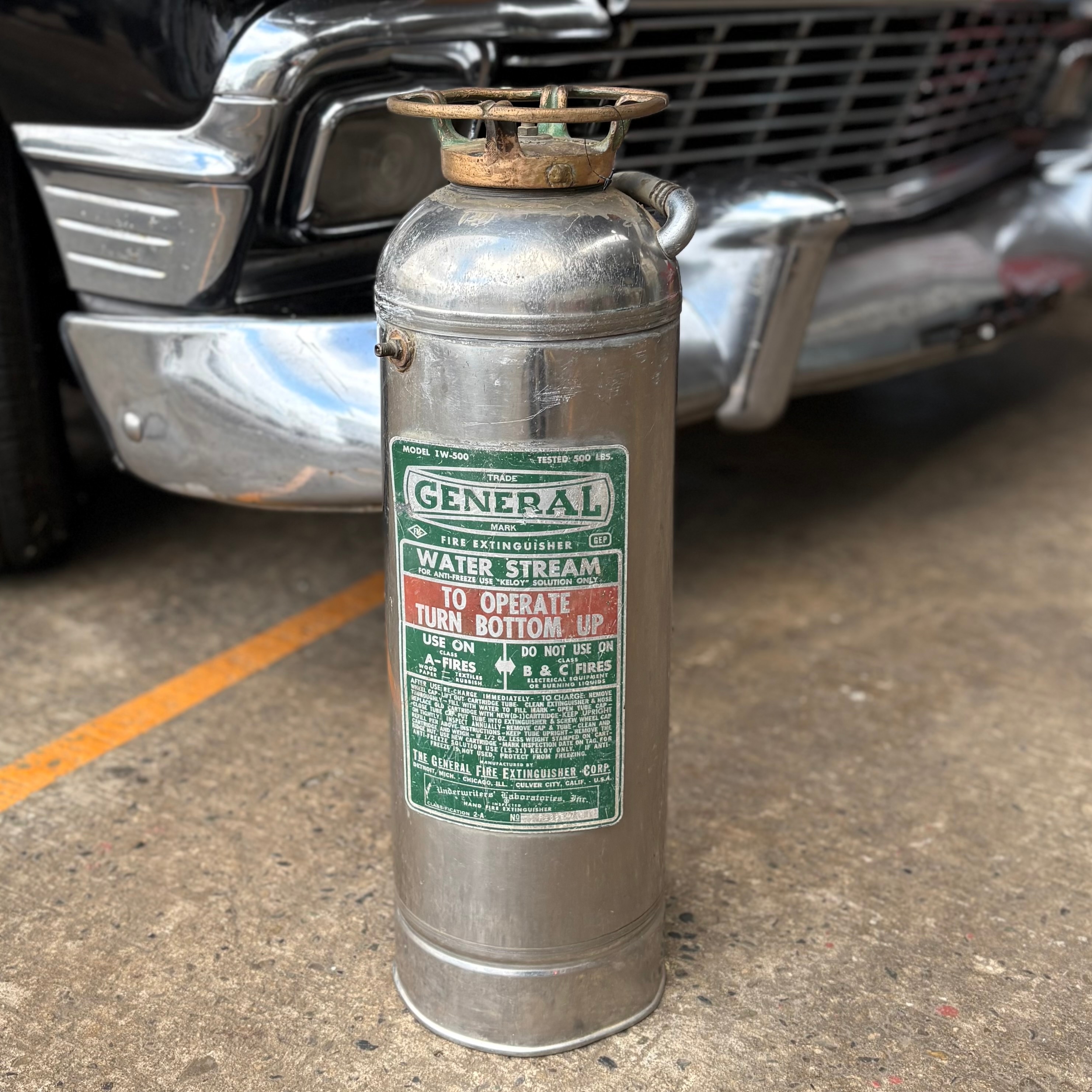 VINTAGE GENERAL FIRE EXTINGUISHER】1960s U.S.A.
