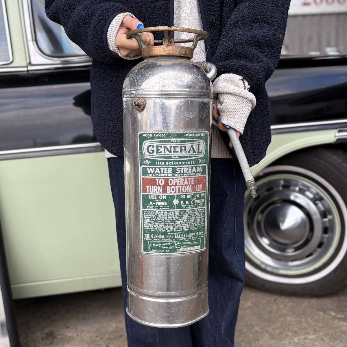 VINTAGE GENERAL FIRE EXTINGUISHER】1960s U.S.A.