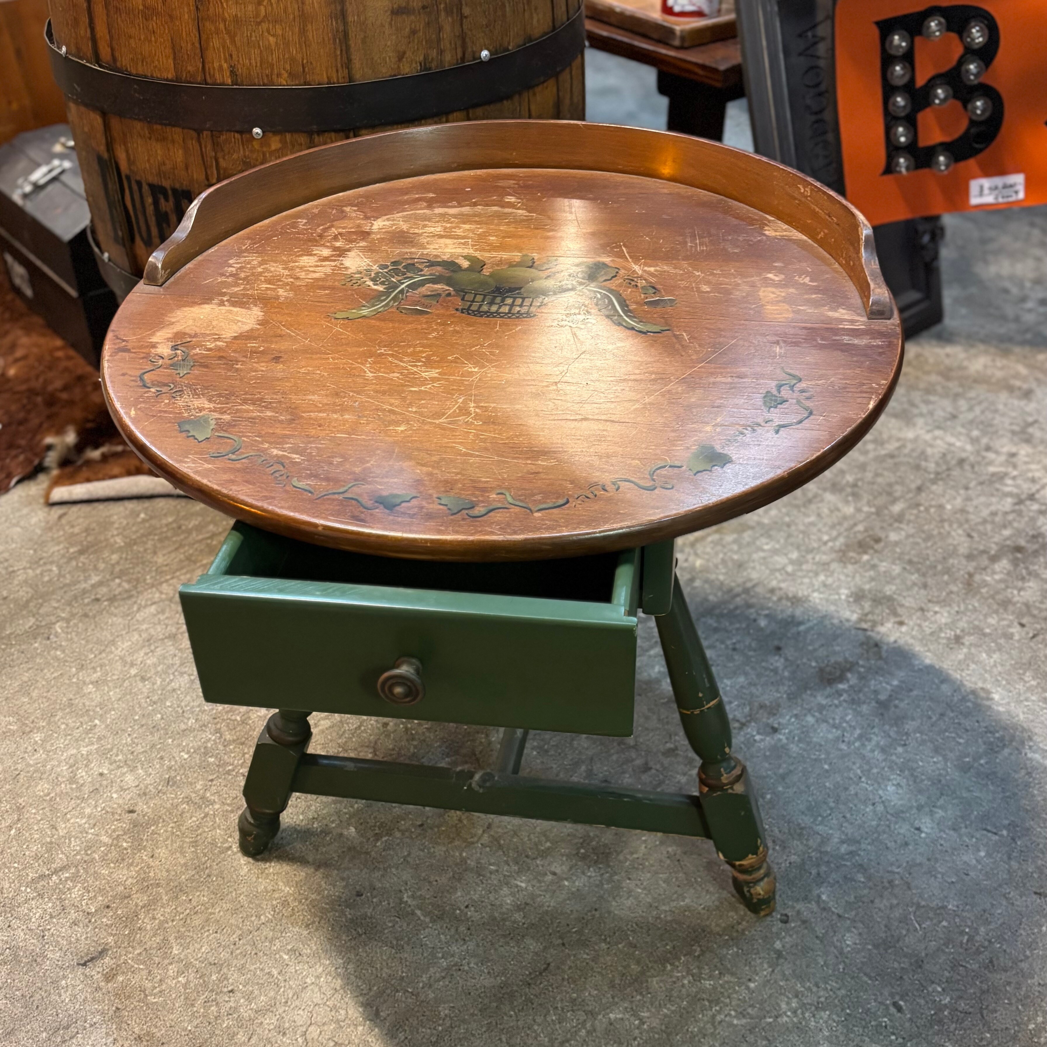 Vintage Wooden Side Table
