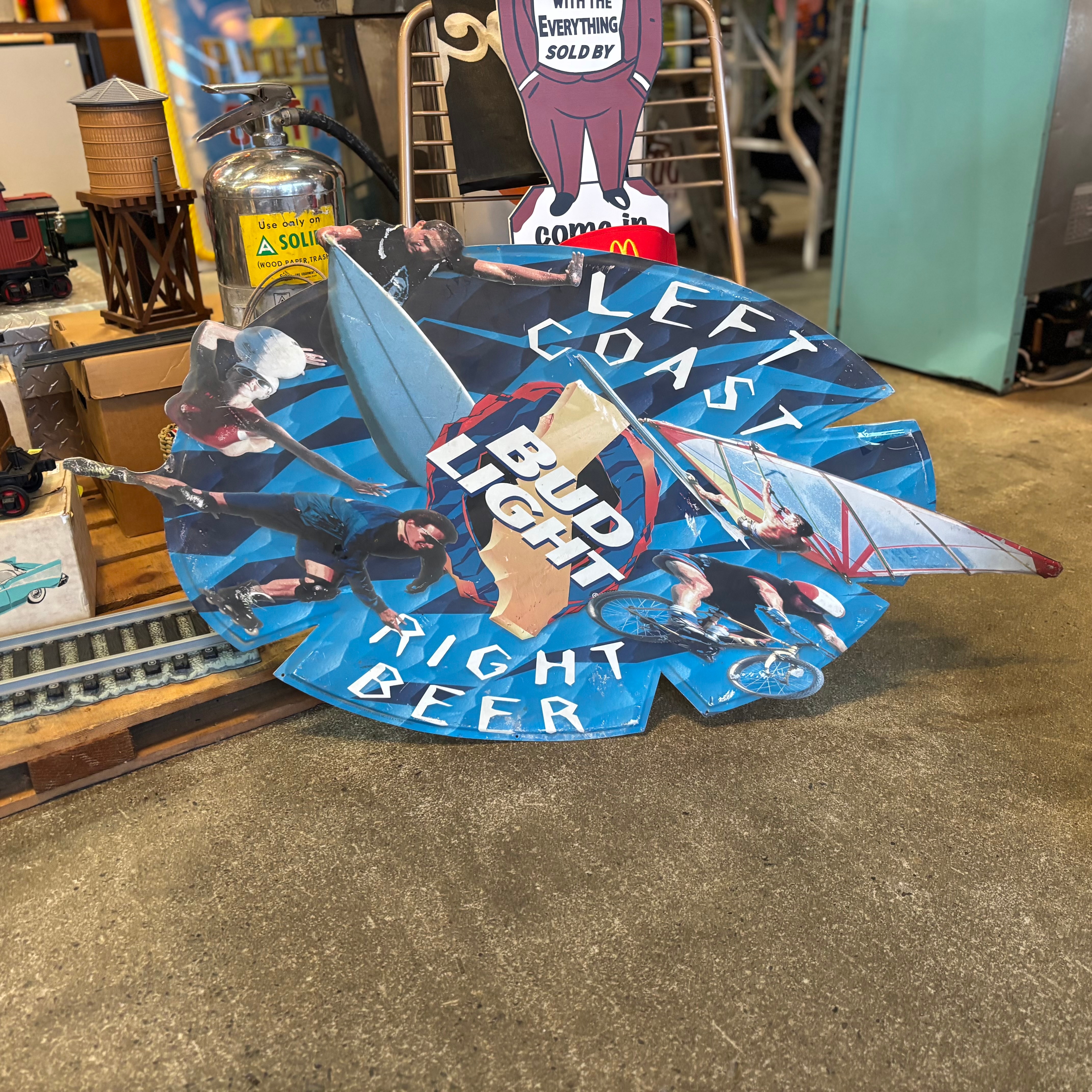 Bud Light “Left Coast Right Beer” Advertising Sign