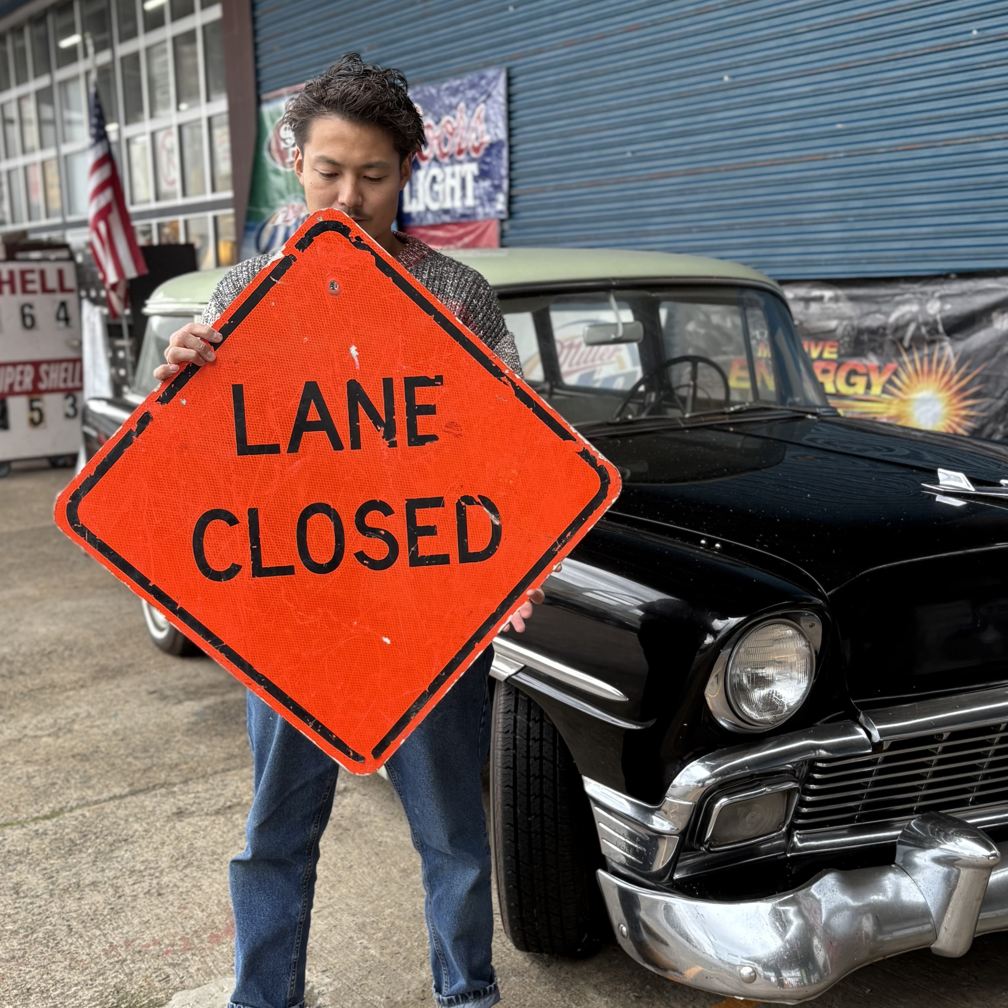 アガベゾーン　ロードサイン 🚦 Title: Genuine Road Sign | 