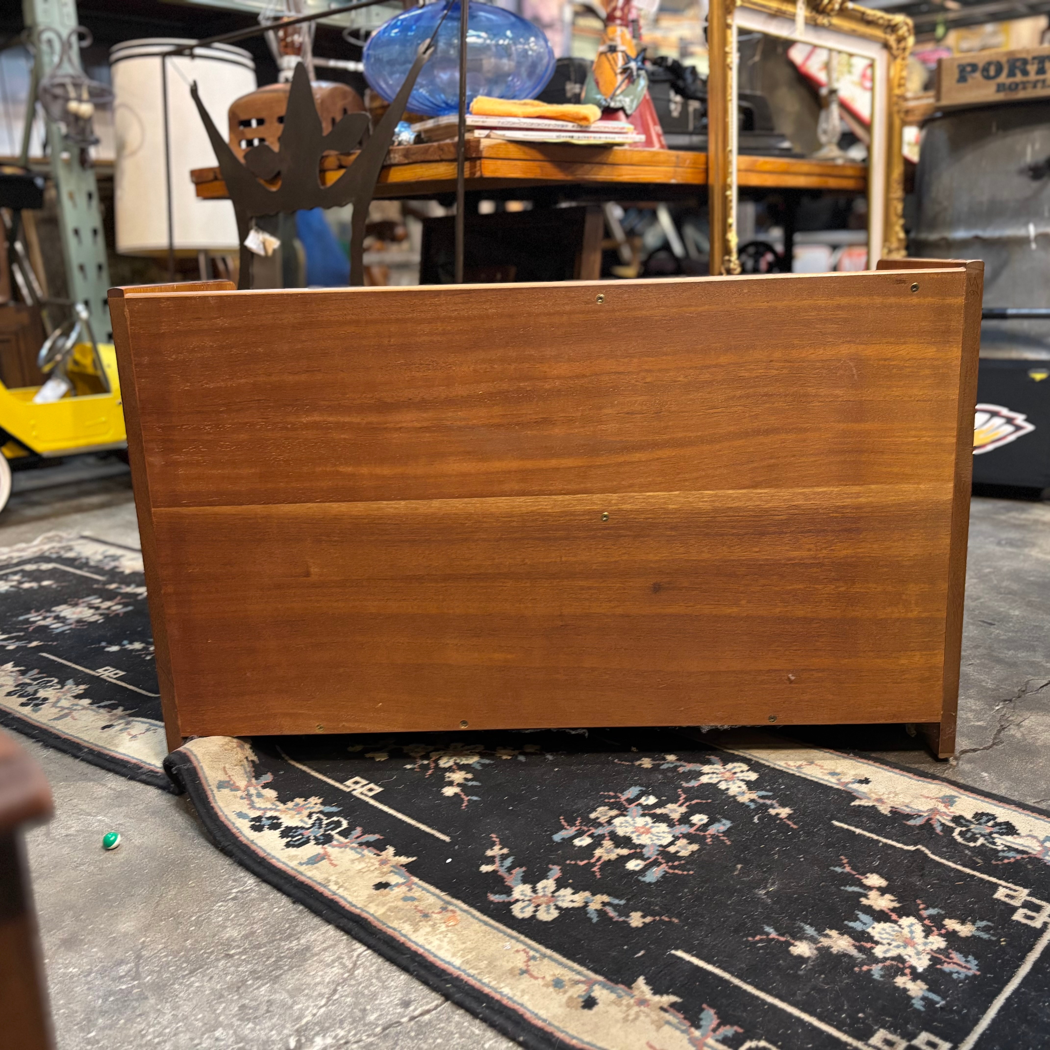Vintage Nathan Furniture Oak Telephone Bench